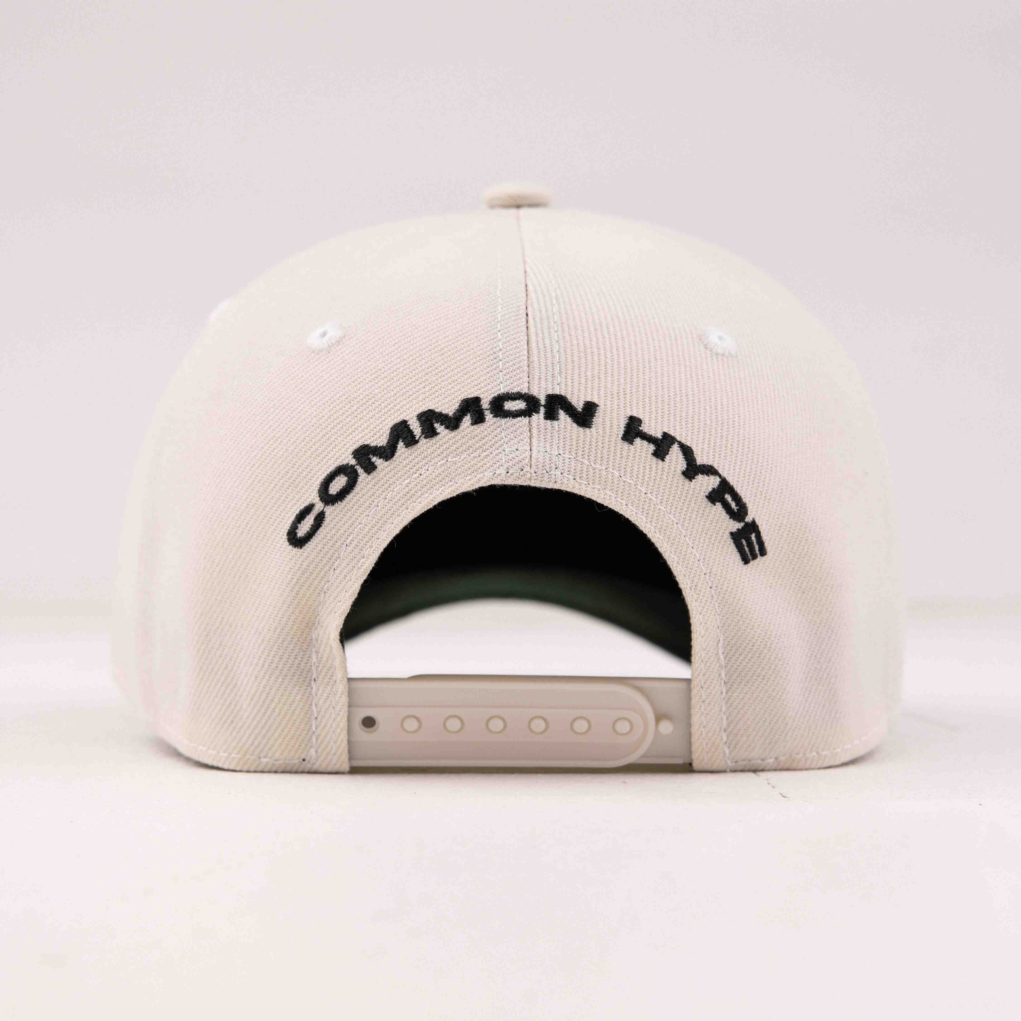 Common Hype Luxe Frame Snapback Hat Cream / Green - Common Hype