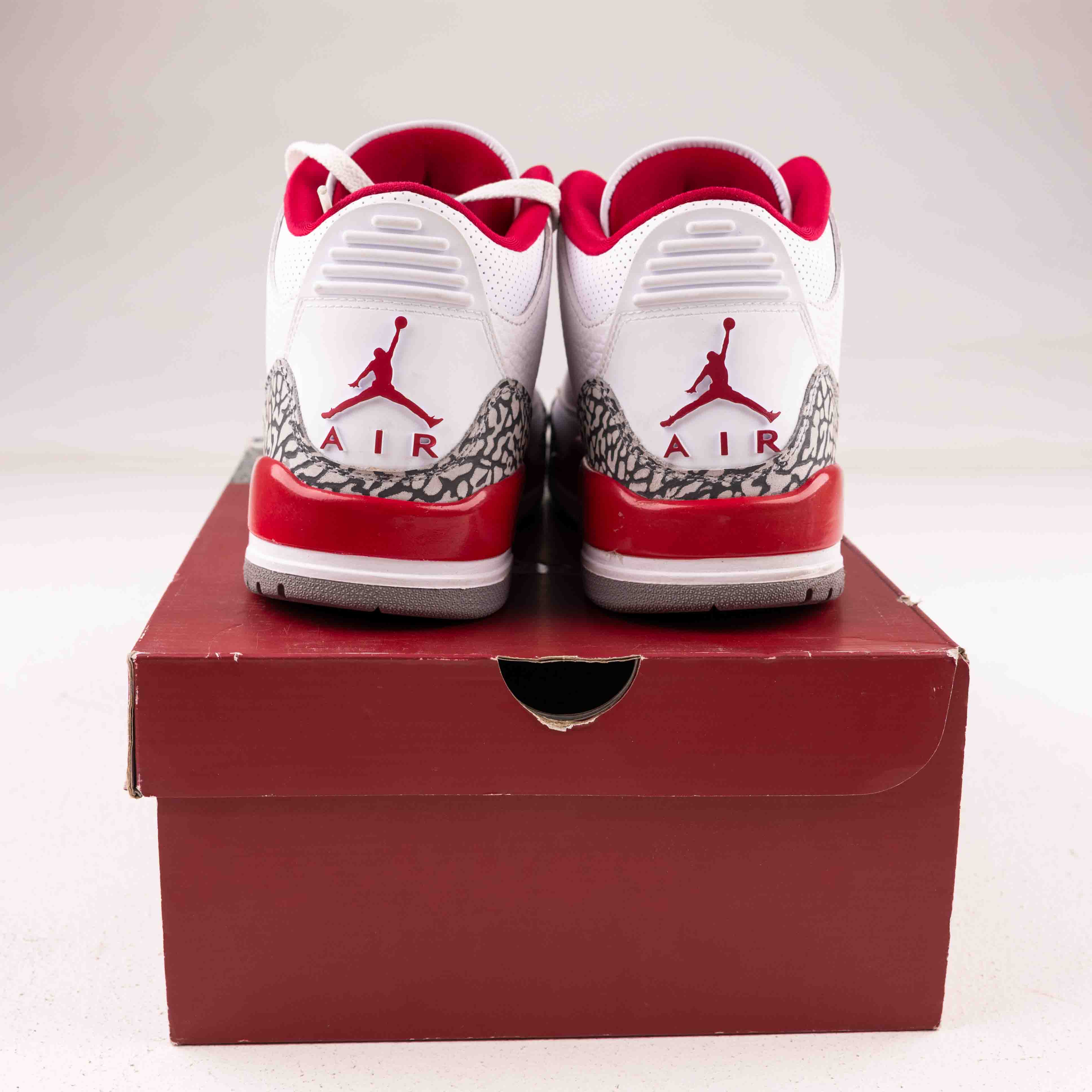 Jordan 3 Retro Cardinal Red - Used - 3507 - Common Hype