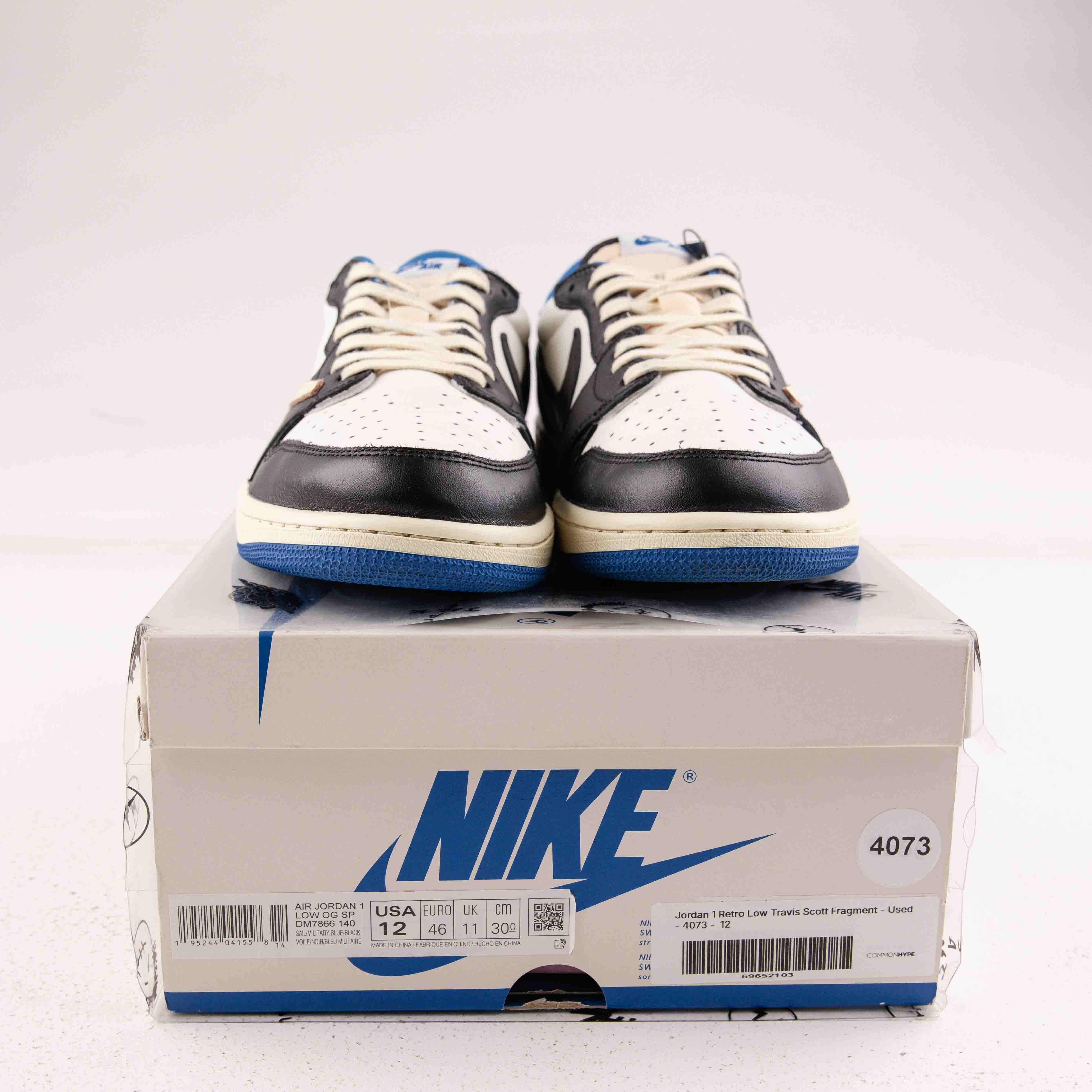 Jordan 1 Retro Low Travis Scott Fragment - Used - 4073