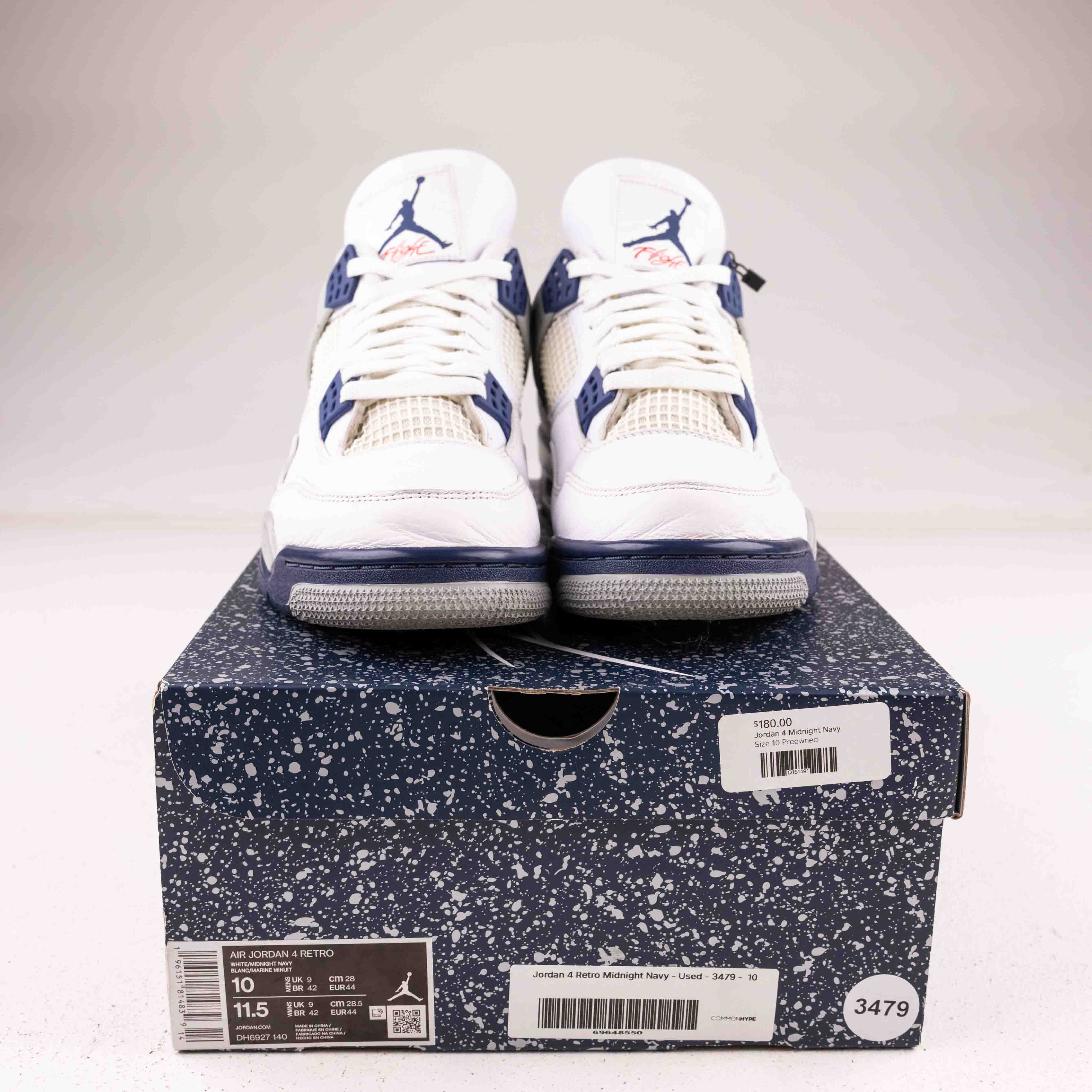Jordan 4 Retro Midnight Navy - Used - 3479 - Common Hype
