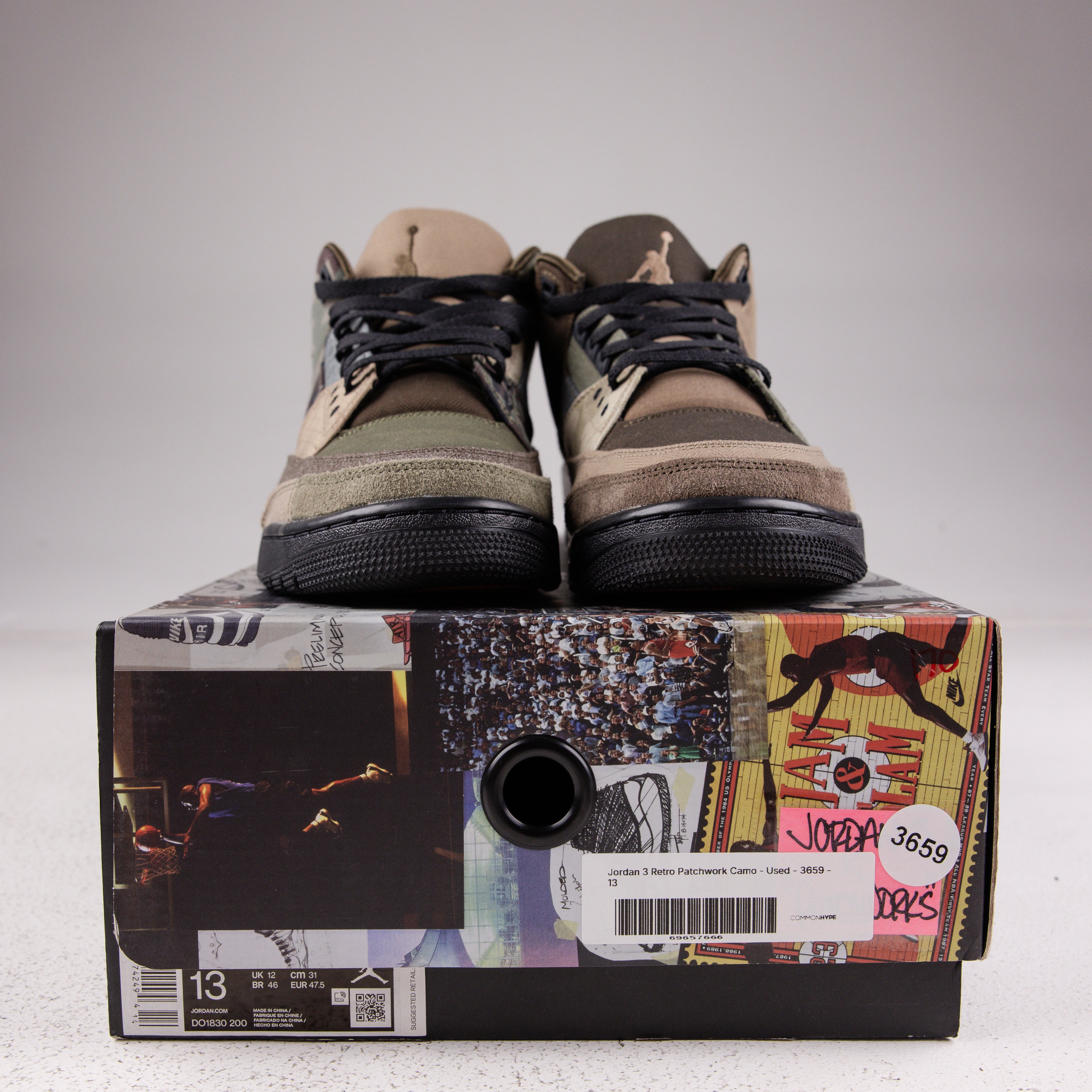 Jordan 3 Retro Patchwork Camo - Used - 3659