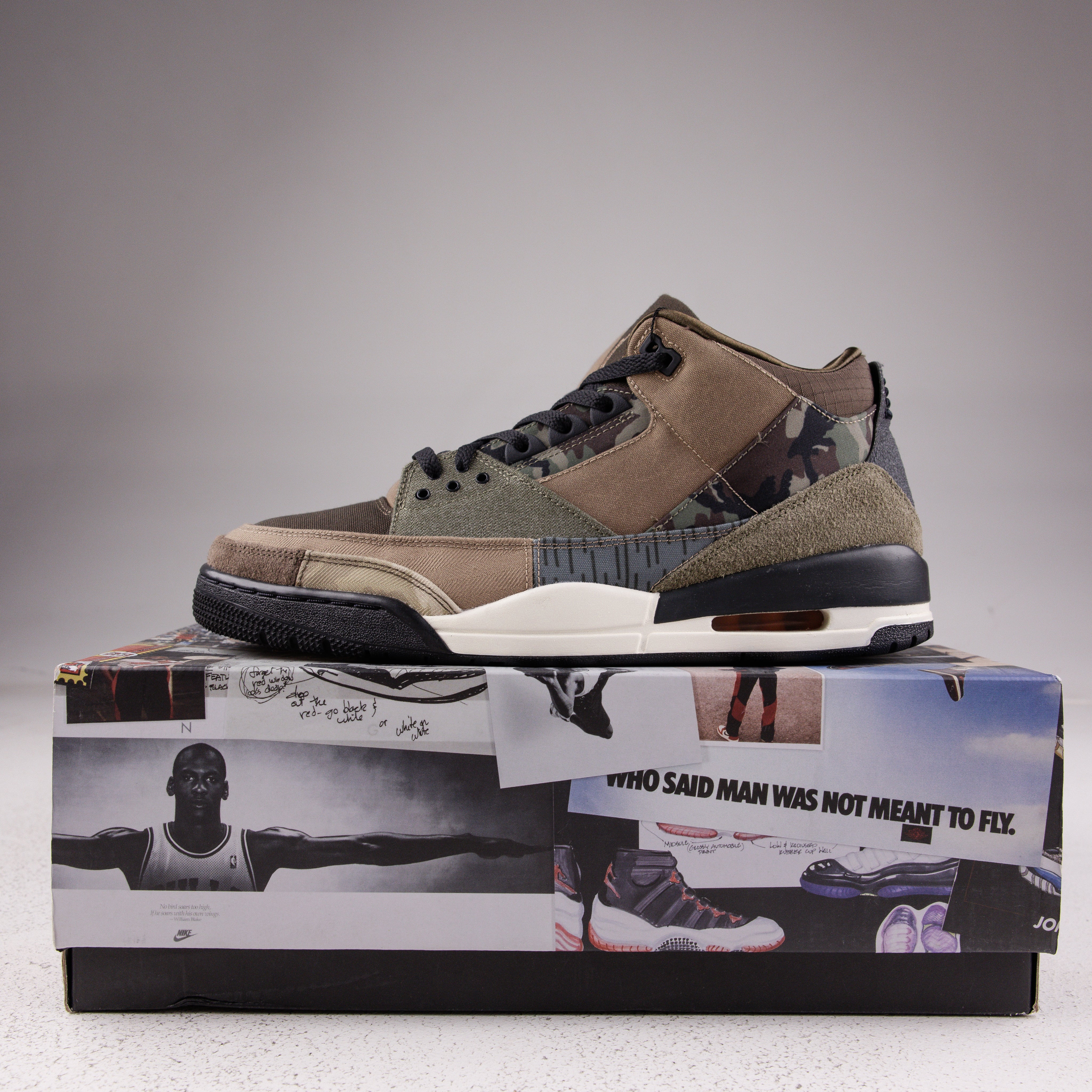 Jordan 3 Retro Patchwork Camo - Used - 3659