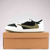 Jordan 1 Retro Low OG SP Travis Scott Olive W - Used - Rep Box - 0130 - Common Hype