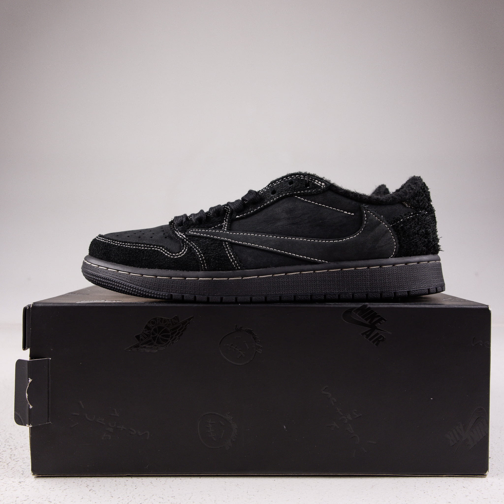 Jordan 1 Retro Low OG SP Travis Scott Black Phantom - Used - 1684