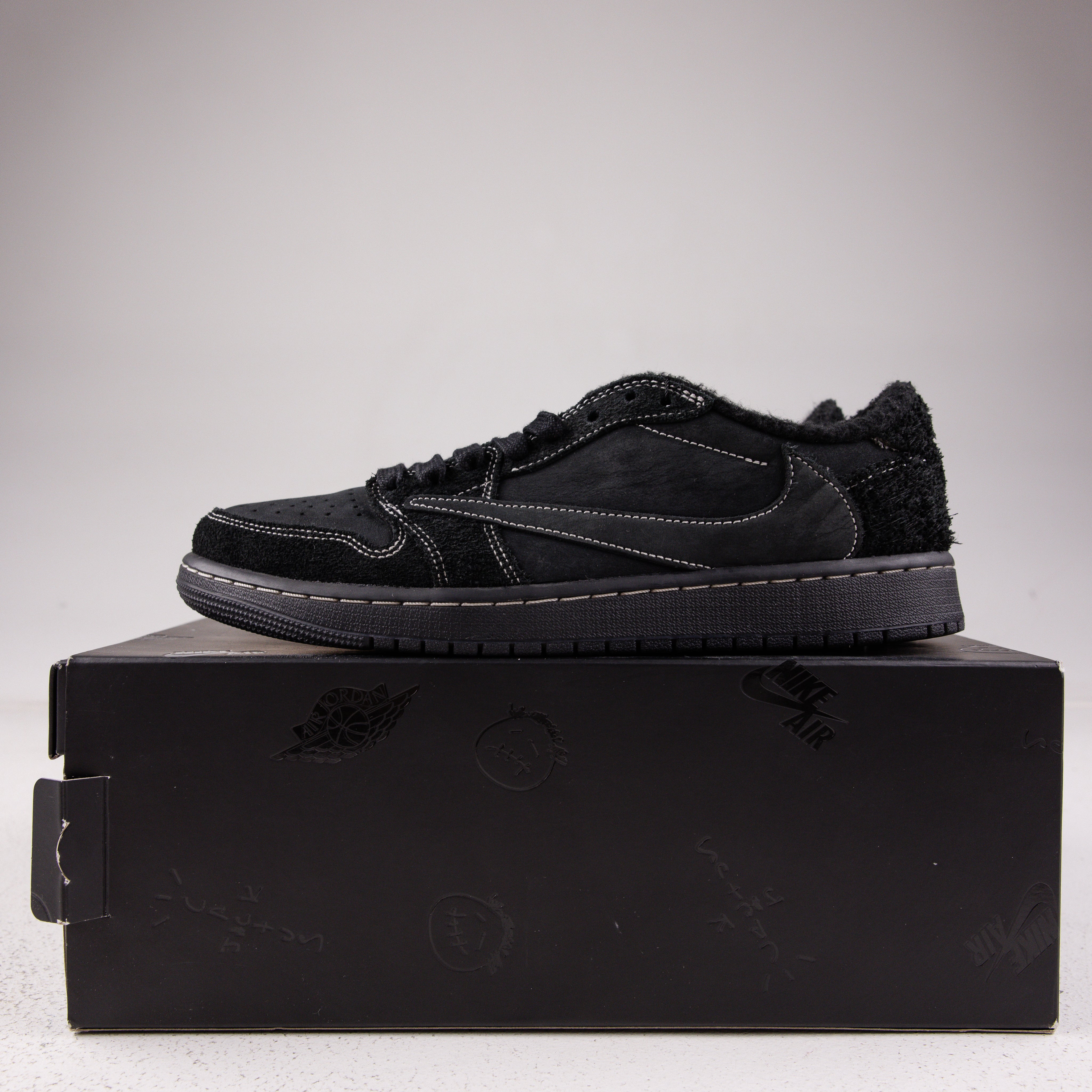 Jordan 1 Retro Low OG SP Travis Scott Black Phantom - Used - 1684