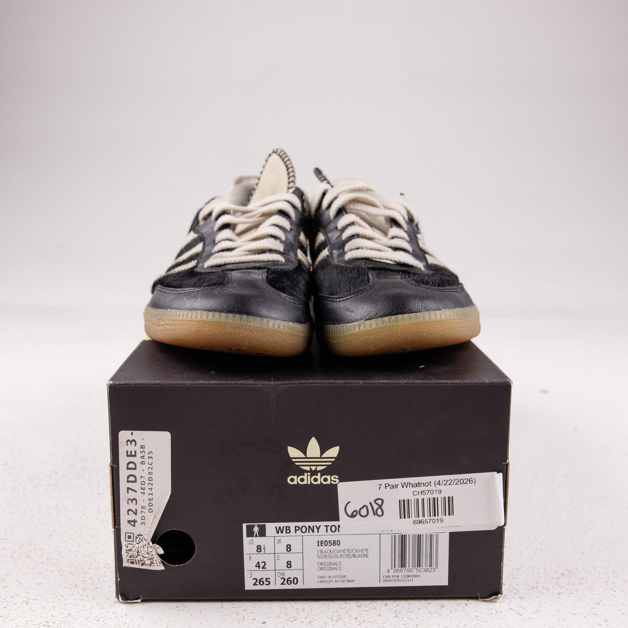 adidas Samba Pony Tonal Wales Bonner Core Black - Used - 1697