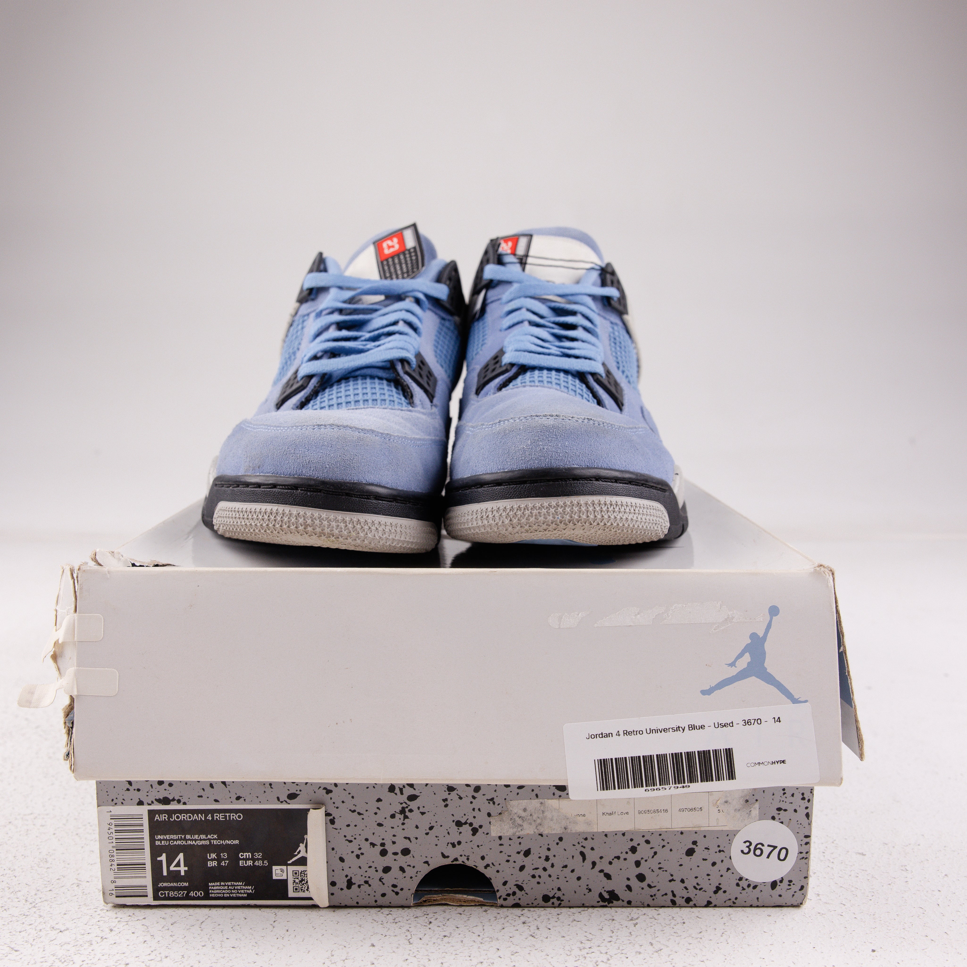 Jordan 4 Retro University Blue - Used - 3670