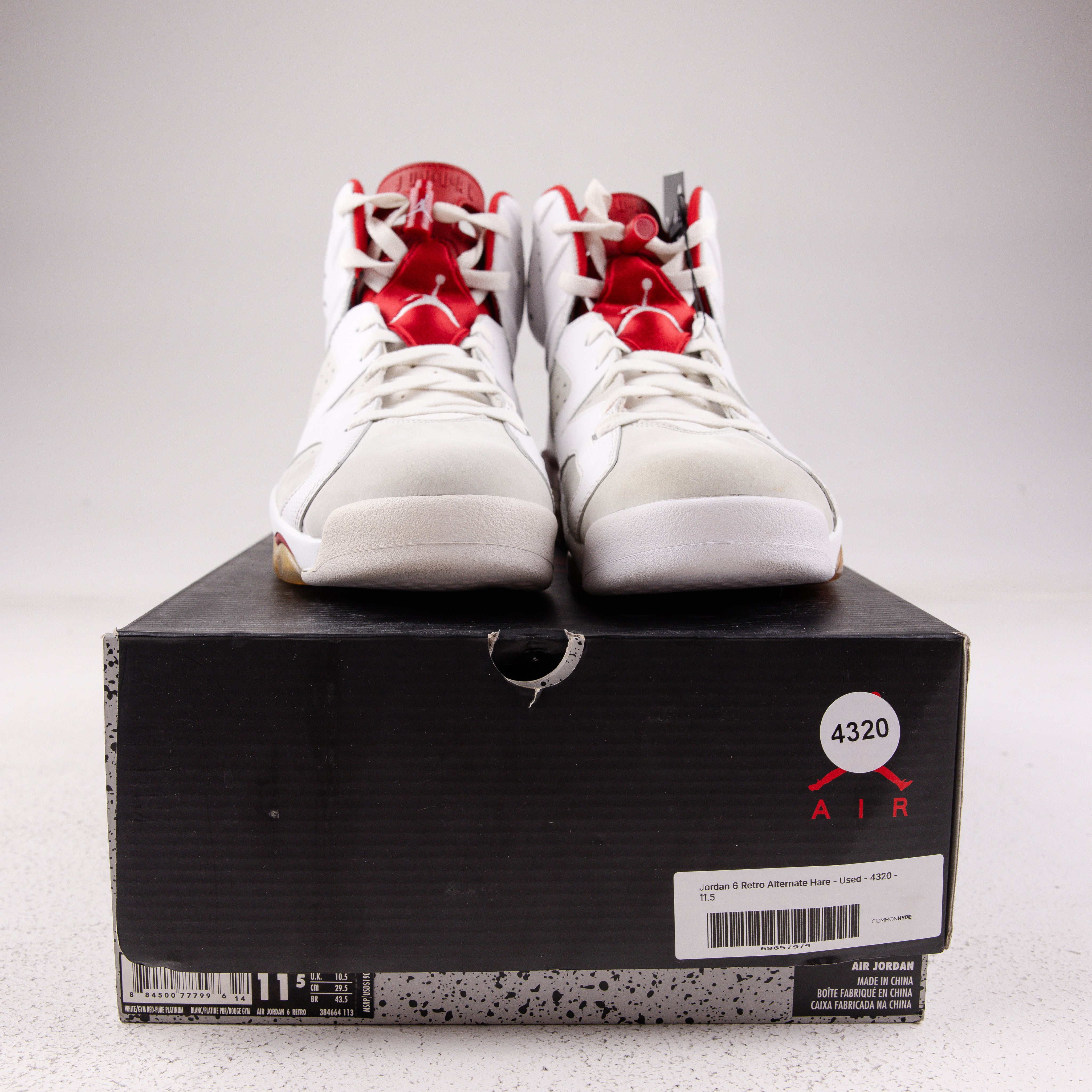 Jordan 6 Retro Alternate Hare - Used - 4320