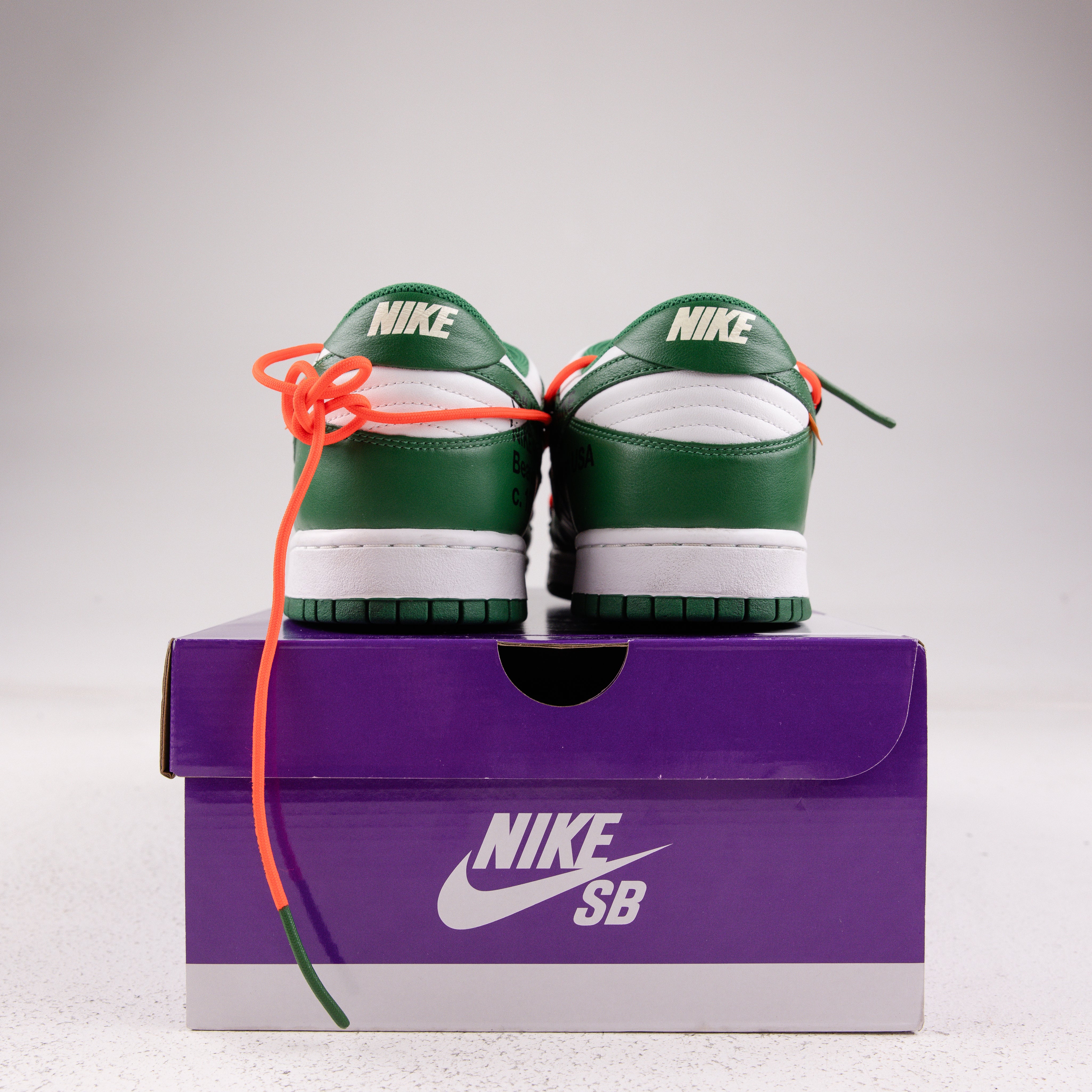 Nike Dunk Low Off-White Pine Green - Used - 1691
