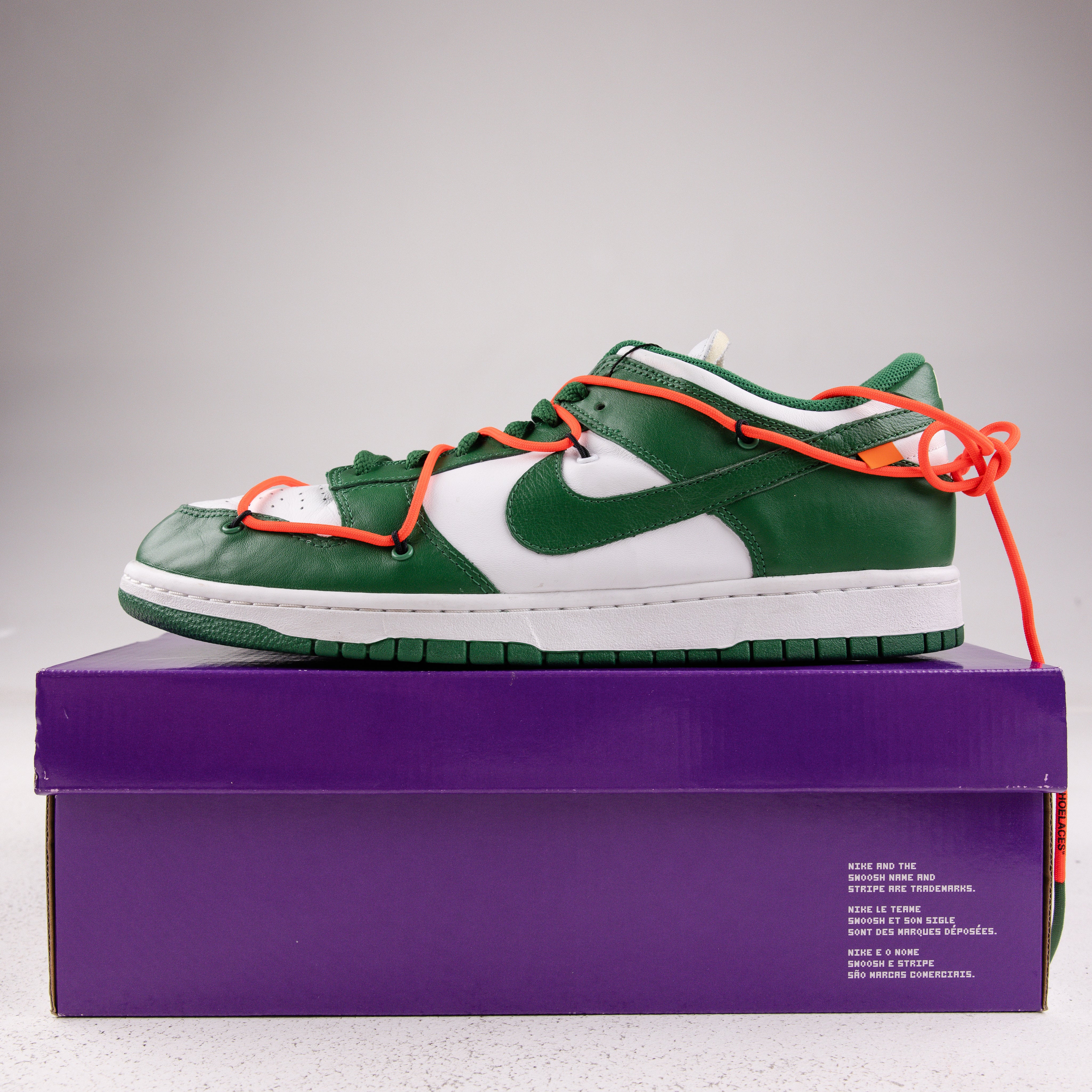 Nike Dunk Low Off-White Pine Green - Used - 1691