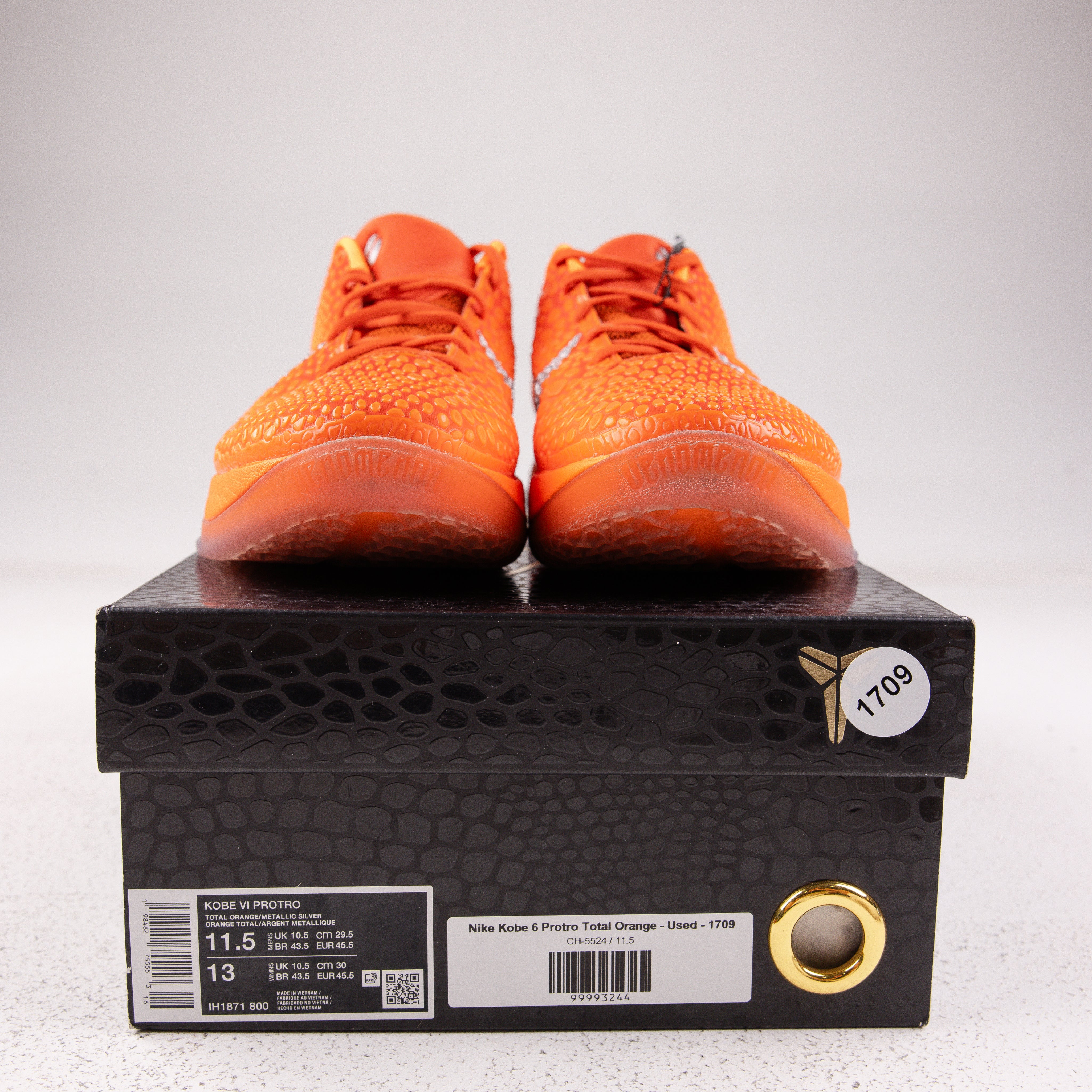 Nike Kobe 6 Protro Total Orange - Used - 1709