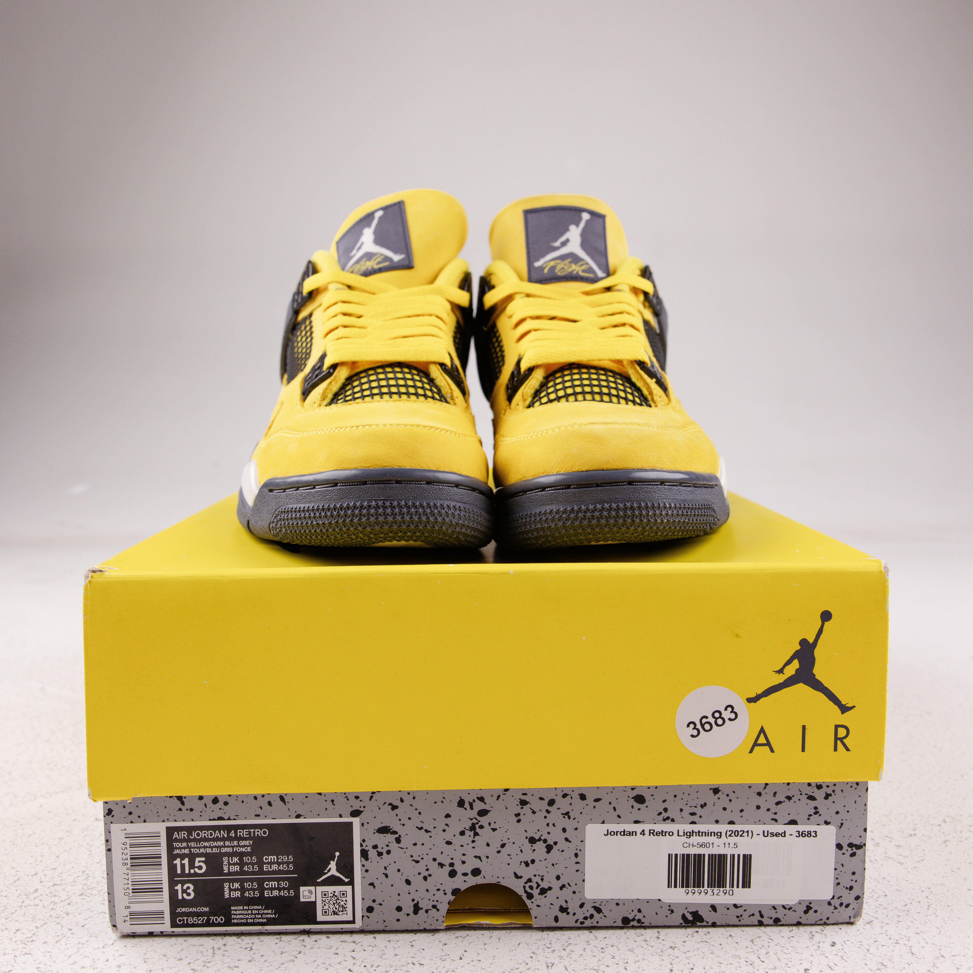 Jordan 4 Retro Lightning (2021) - Used - 3683