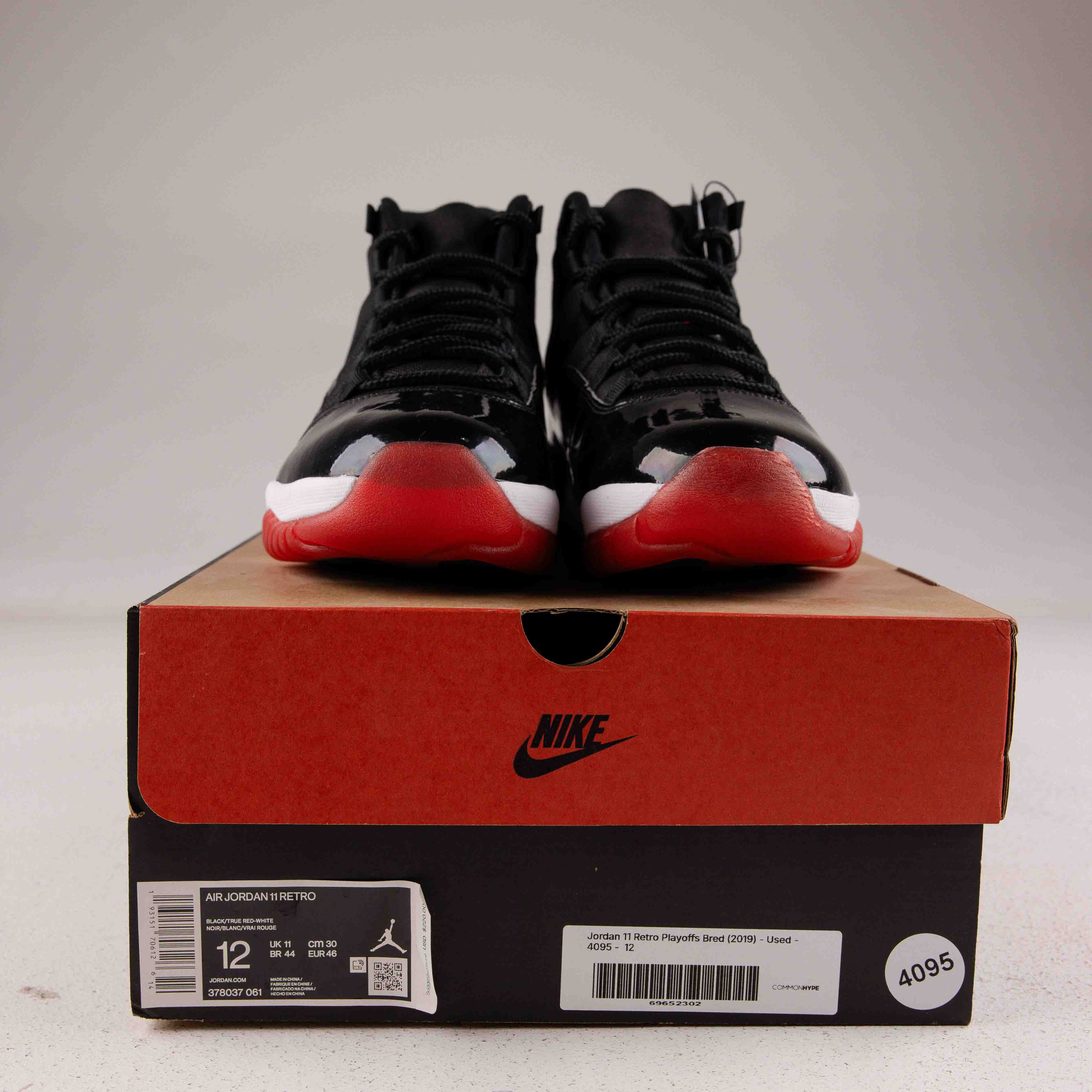 Jordan 11 Retro Playoffs Bred (2019) - Used - 4095