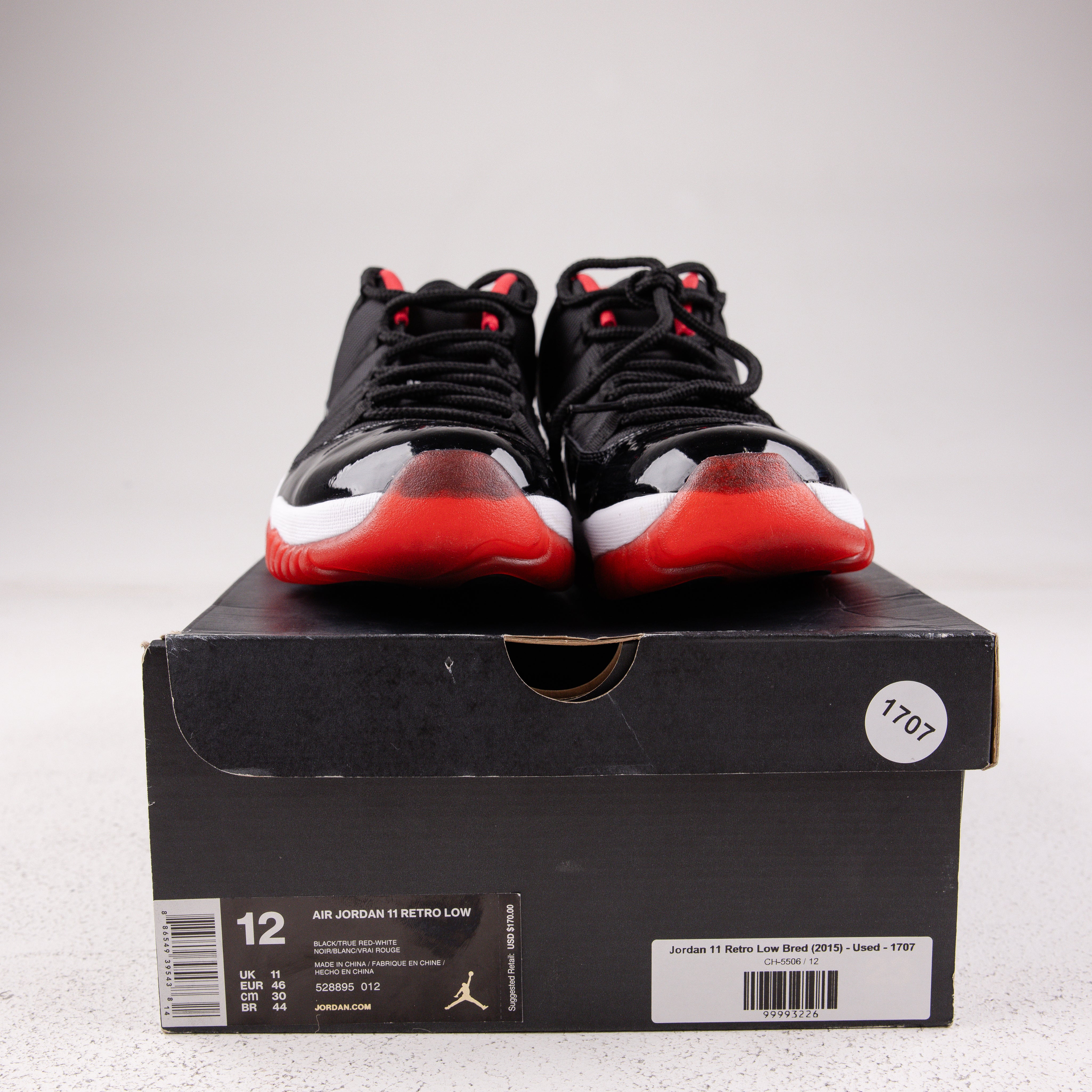 Jordan 11 Retro Low Bred (2015) - Used - 1707