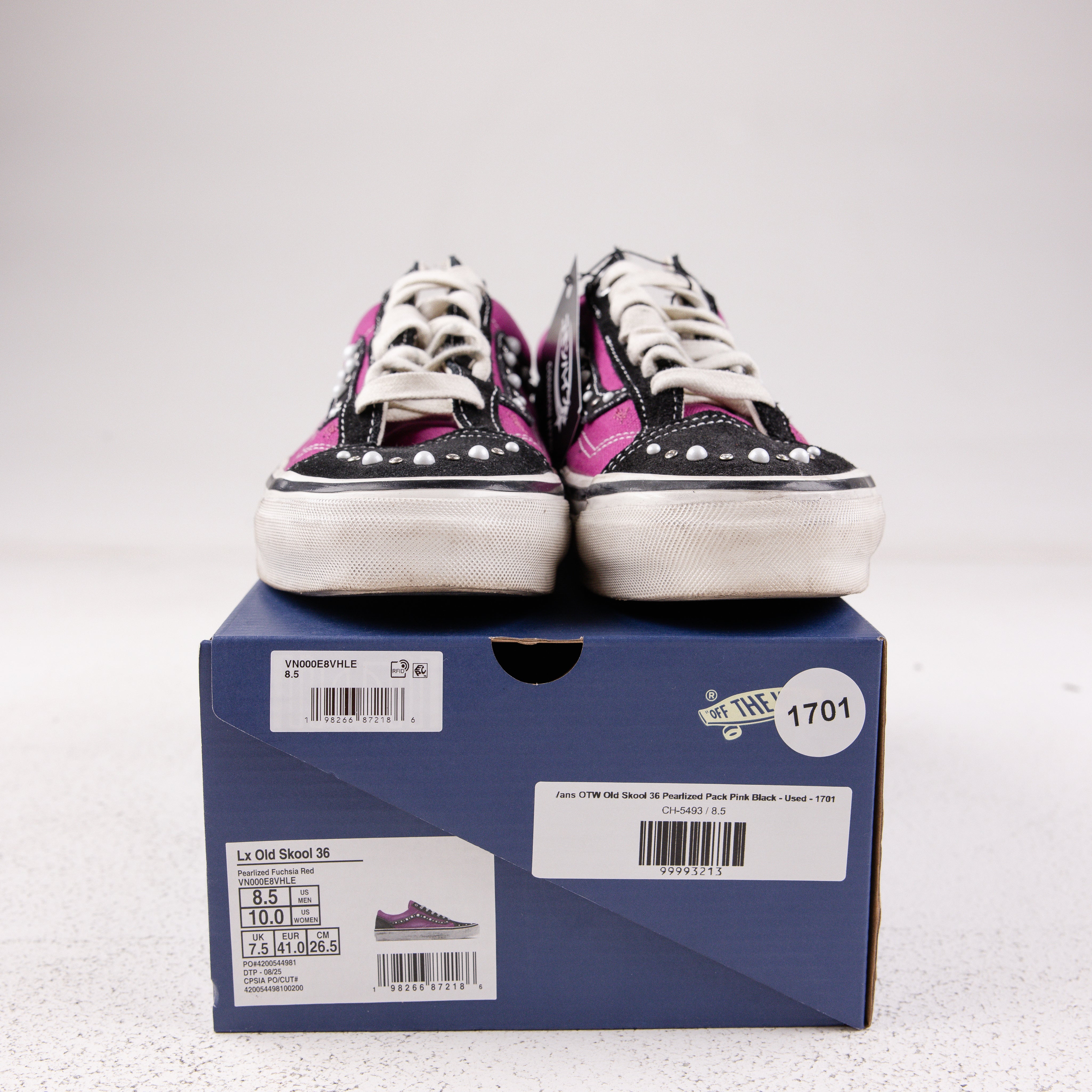 Vans OTW Old Skool 36 Pearlized Pack Pink Black - Used - 1701