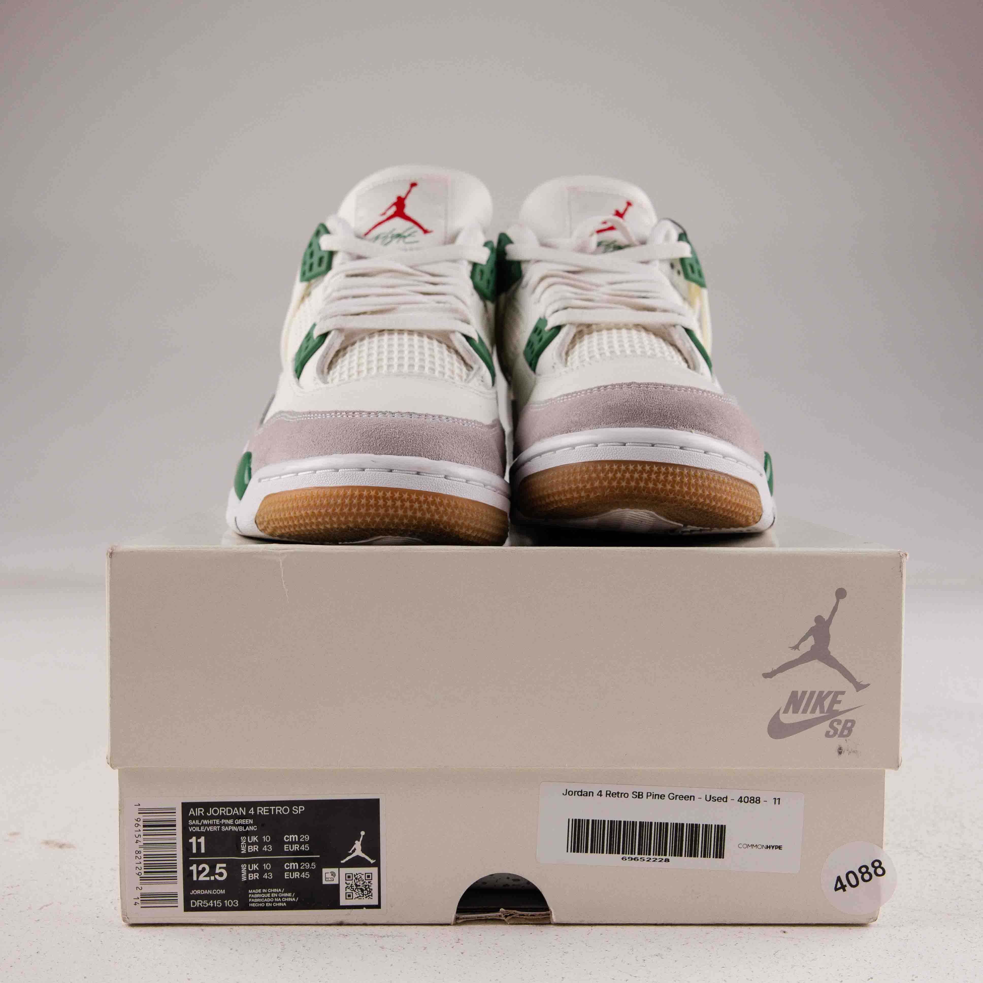 Jordan 4 Retro SB Pine Green - Used - 4088