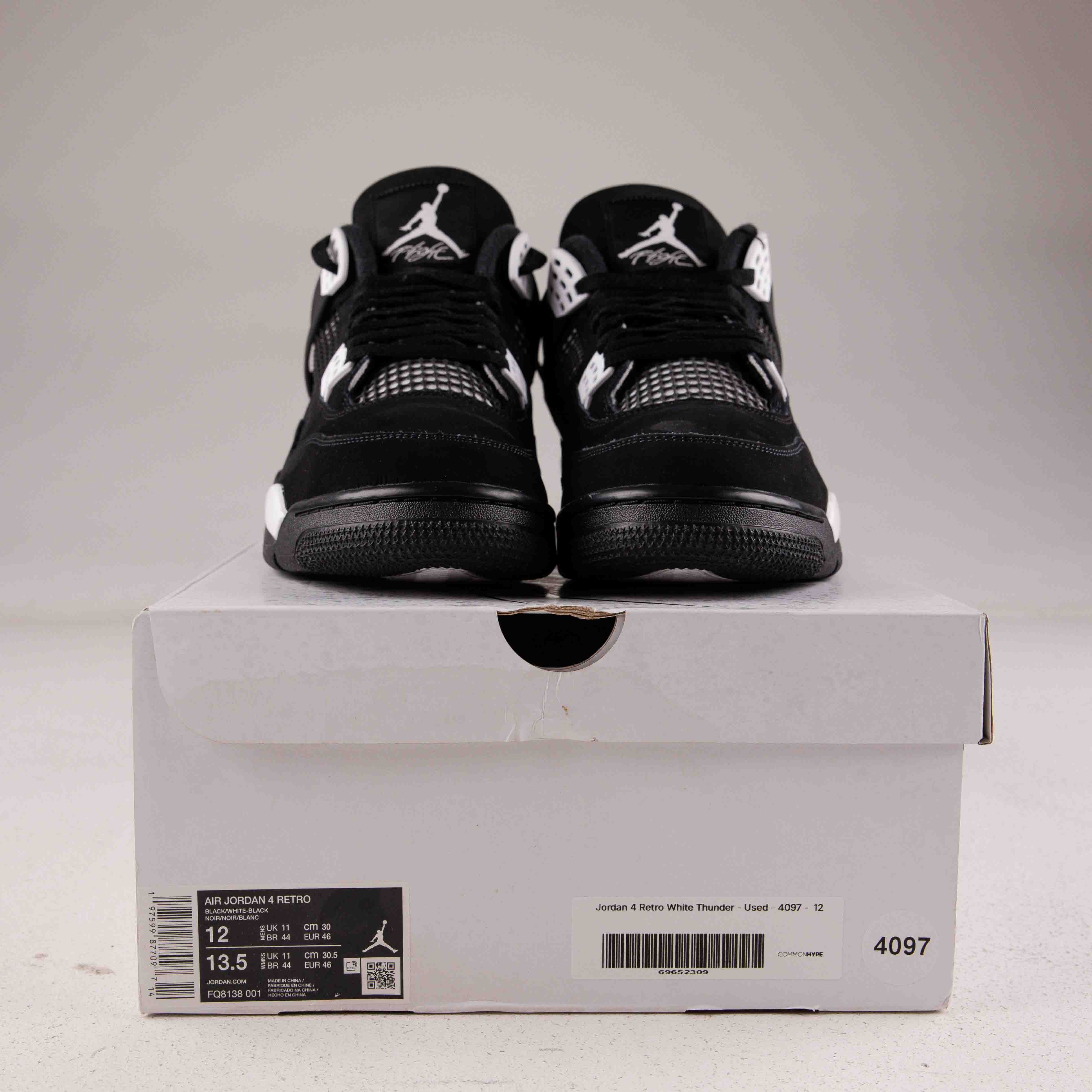 Jordan 4 Retro White Thunder - Used - 4097
