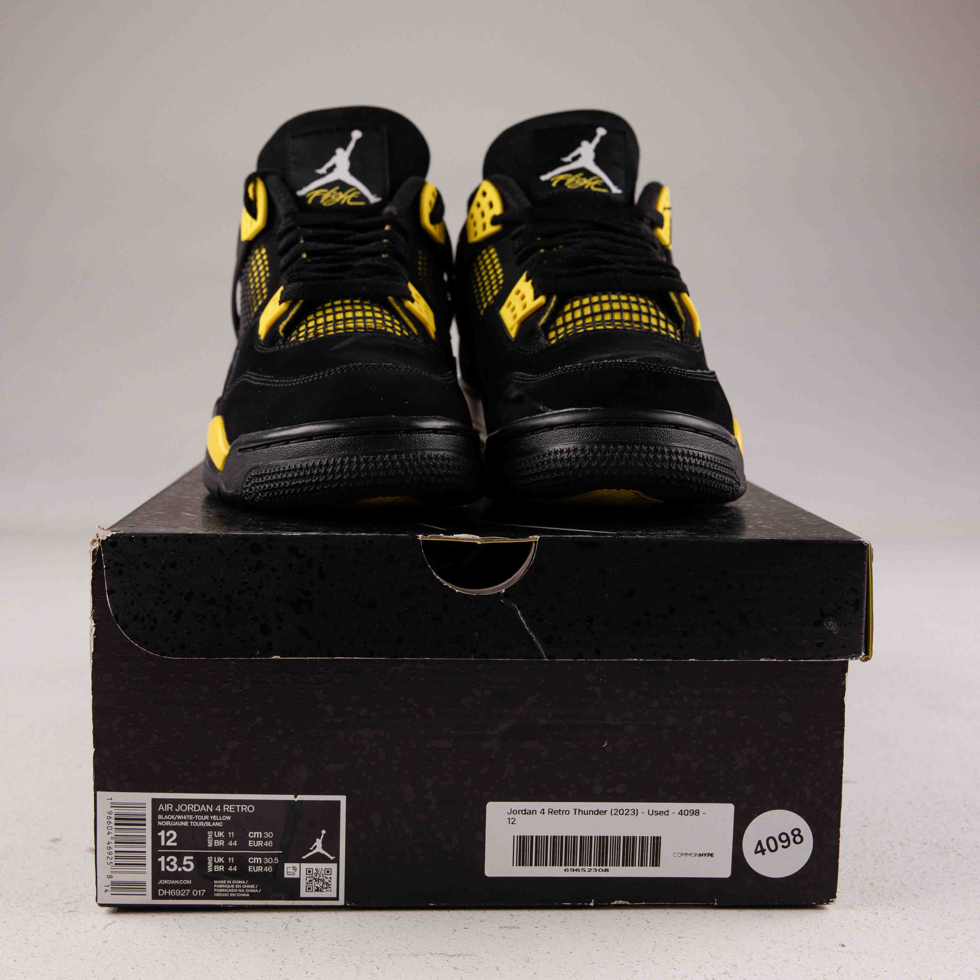Jordan 4 Retro Thunder (2023) - Used - 4098