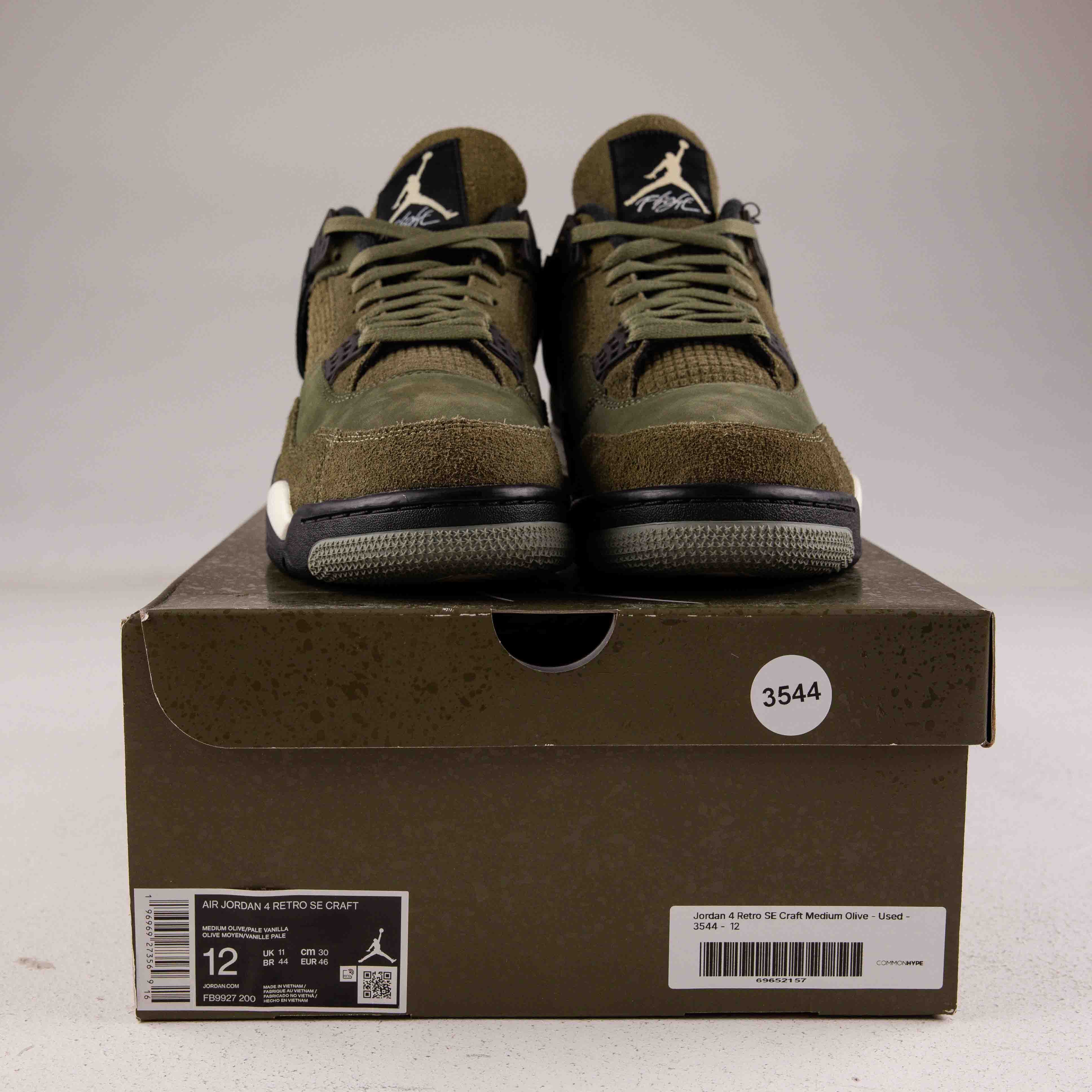 Jordan 4 Retro SE Craft Medium Olive - Used - 3544