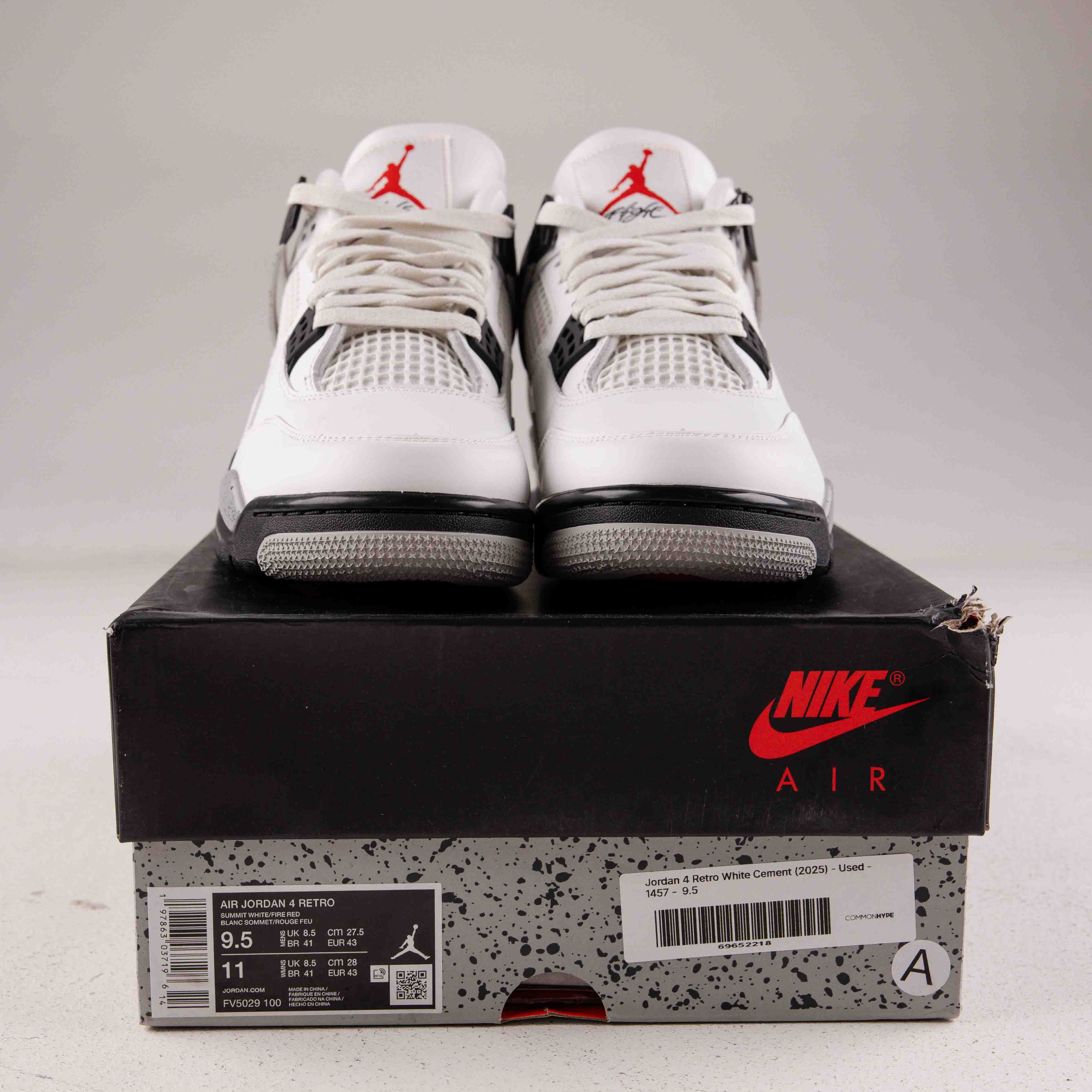 Jordan 4 Retro White Cement (2025) - Used - 1457