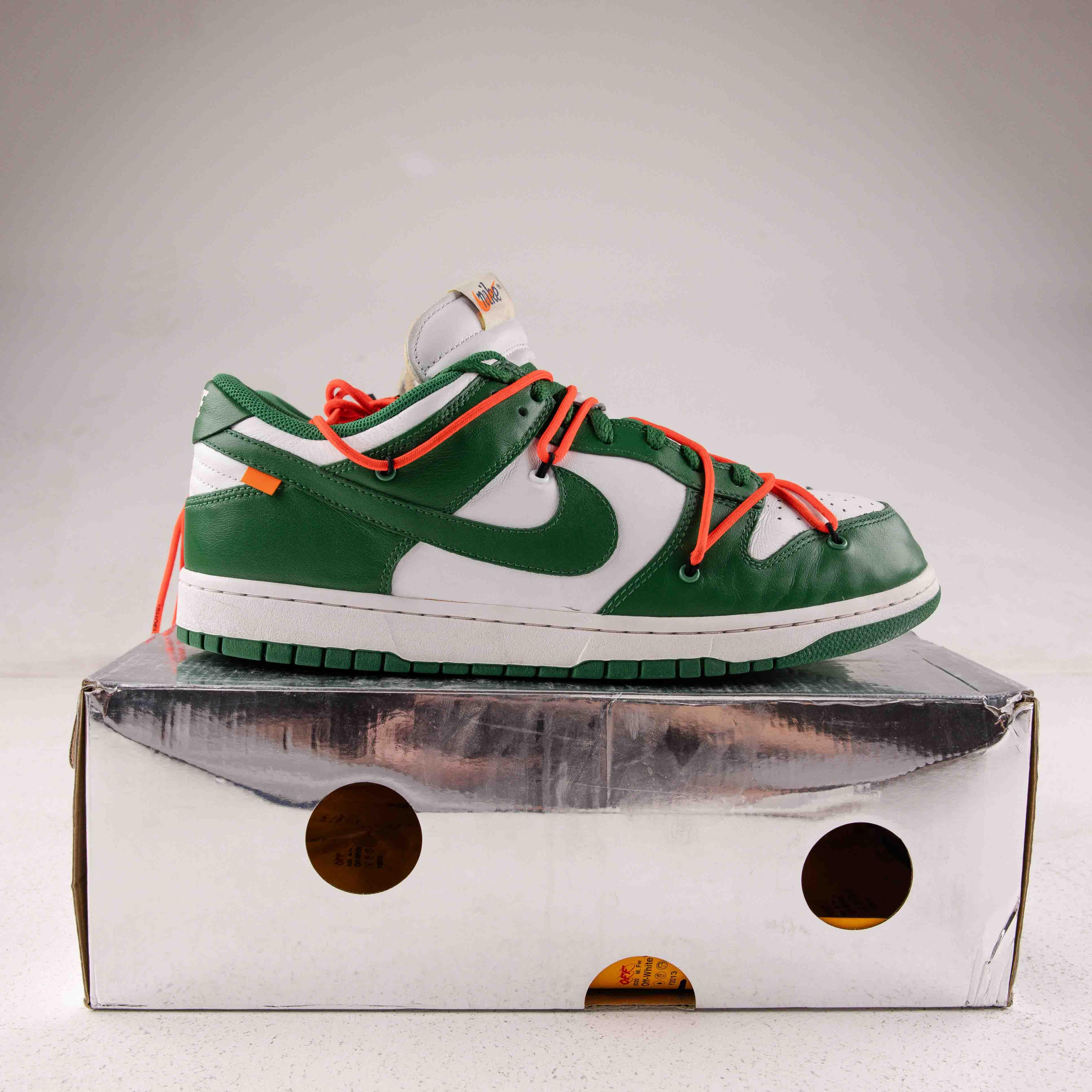 Nike Dunk Low Off-White Pine Green - Used - 4118