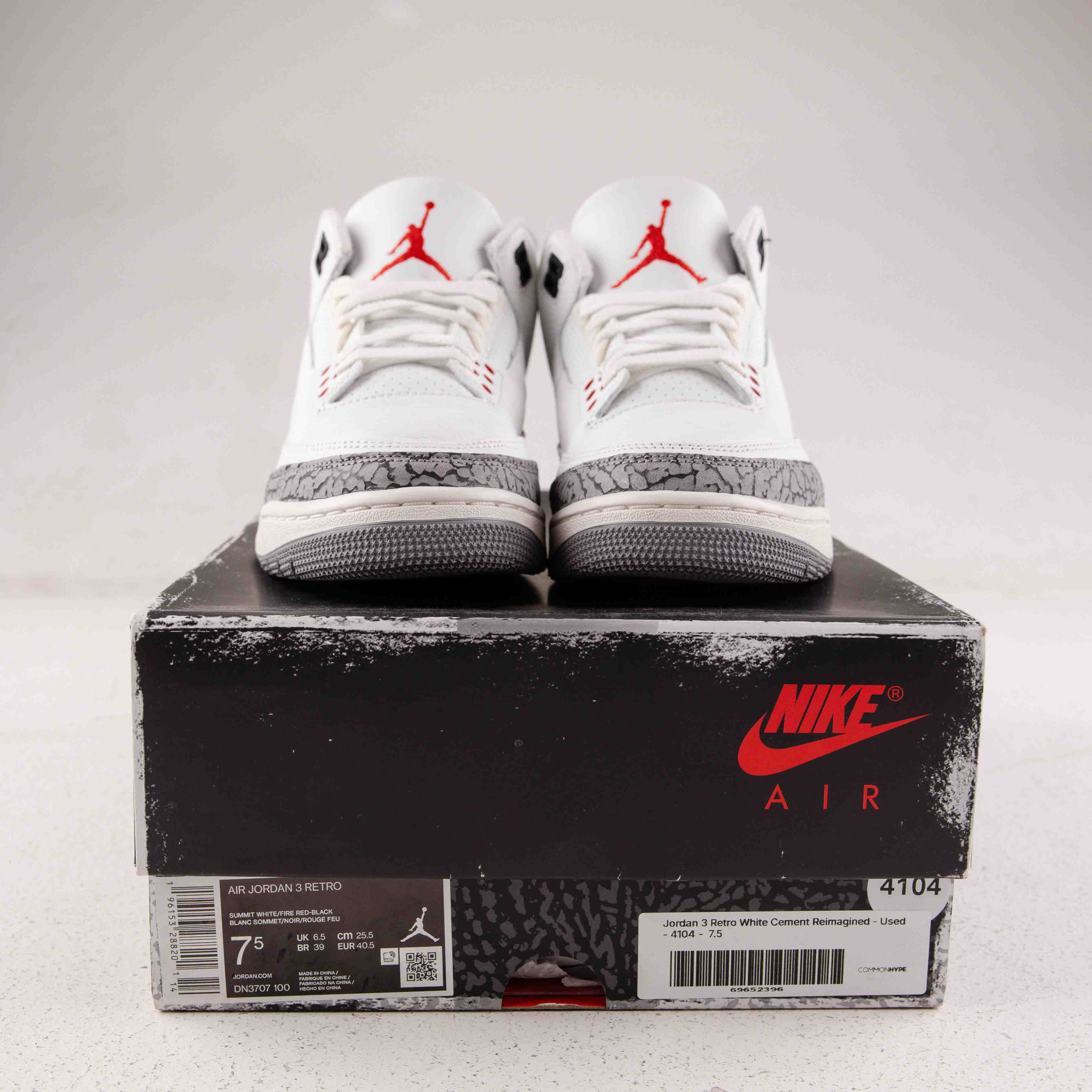 Jordan 3 Retro White Cement Reimagined - Used - 4104 - Common Hype