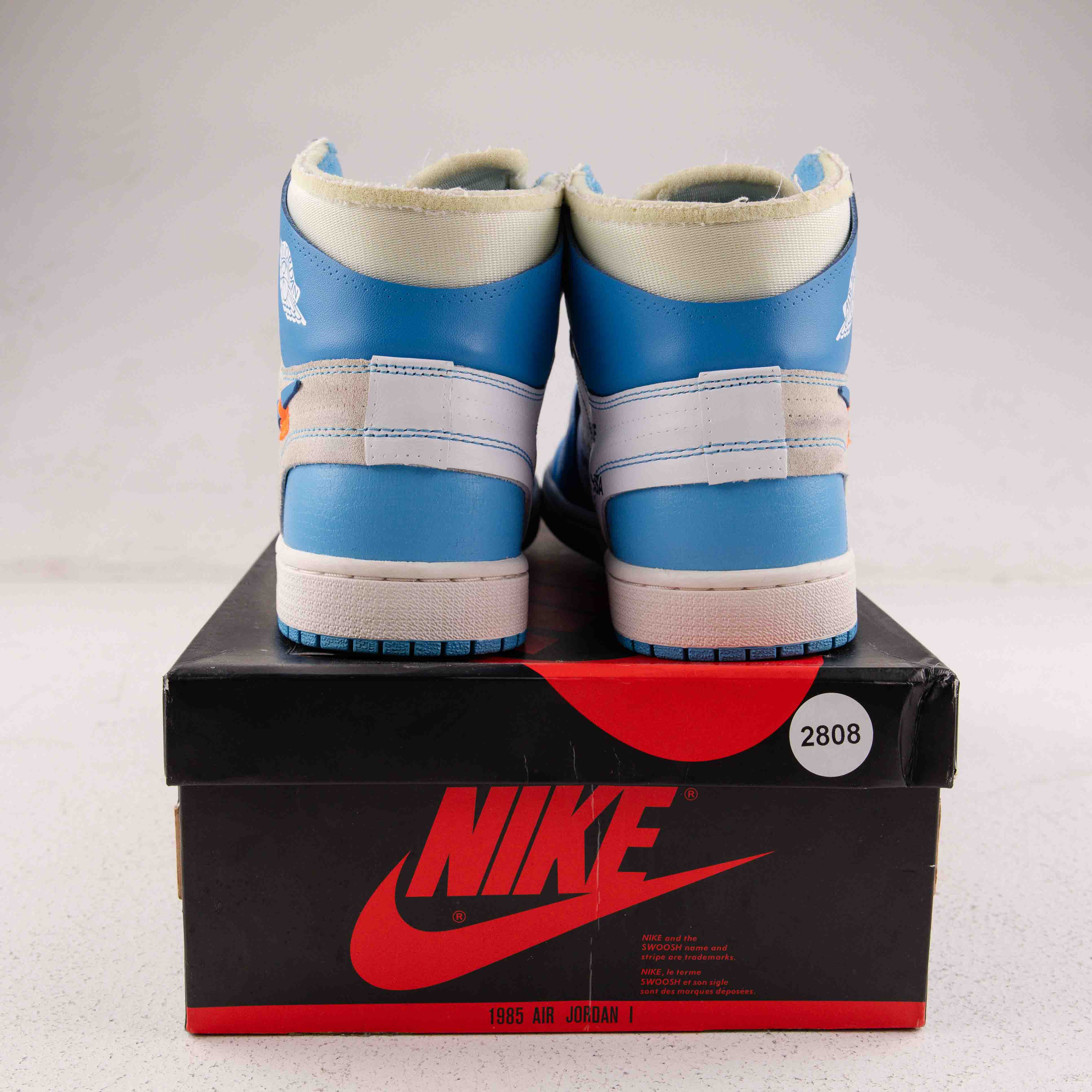 Jordan 1 Retro High Off-White University Blue - Used - 2808 - Common Hype