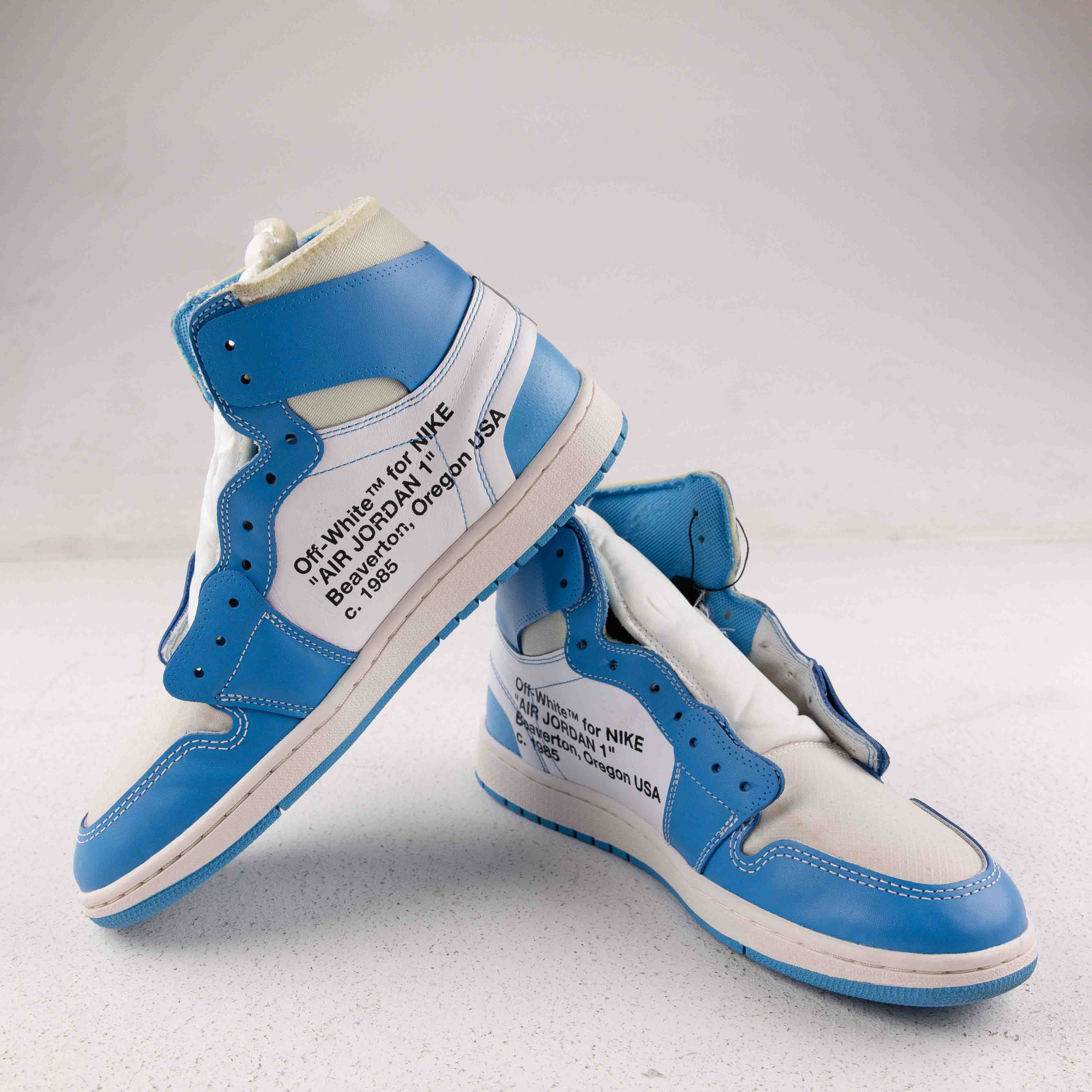 Jordan 1 Retro High Off-White University Blue - Used - 2808 - Common Hype