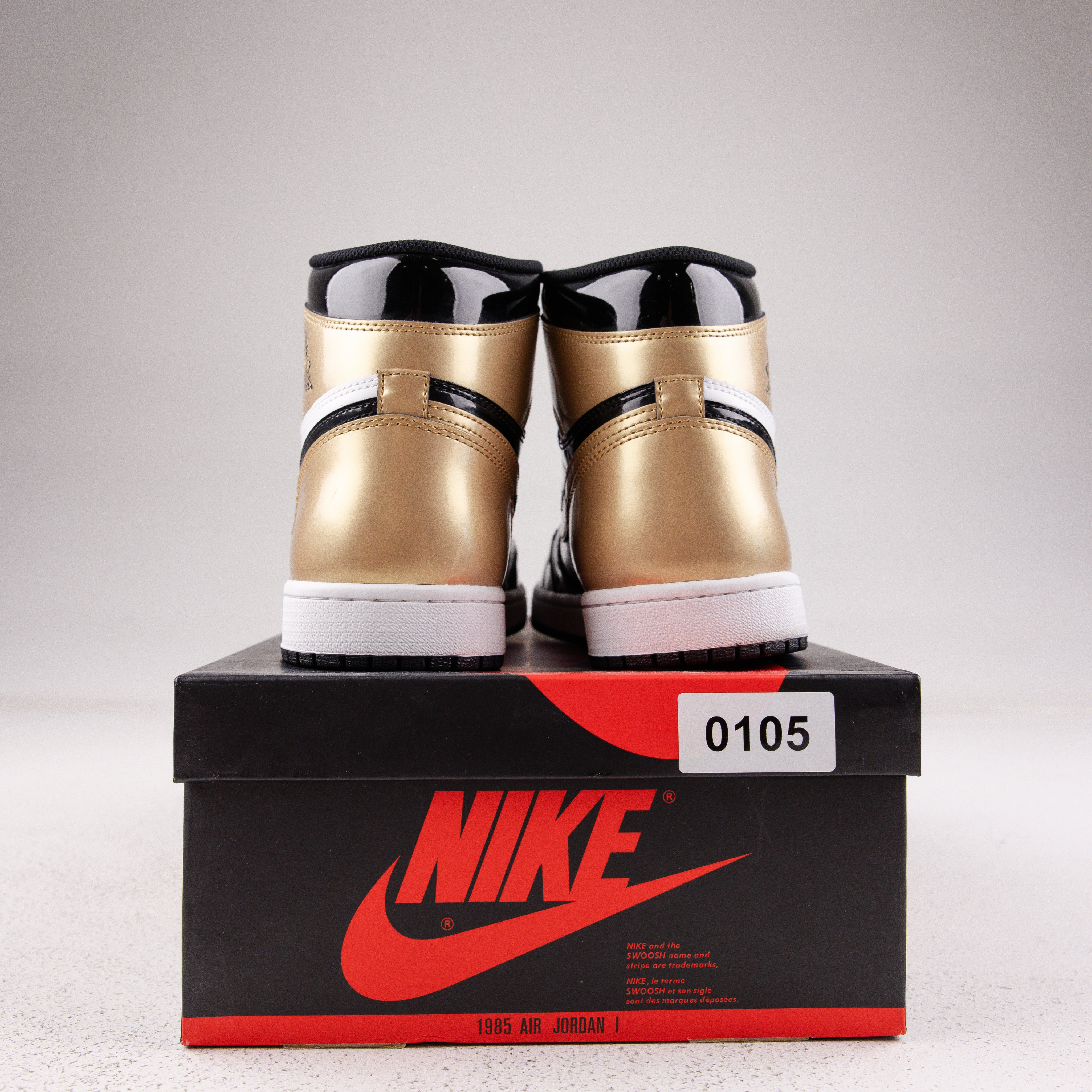 Jordan 1 Retro High NRG Patent Gold Toe - Used - 3684