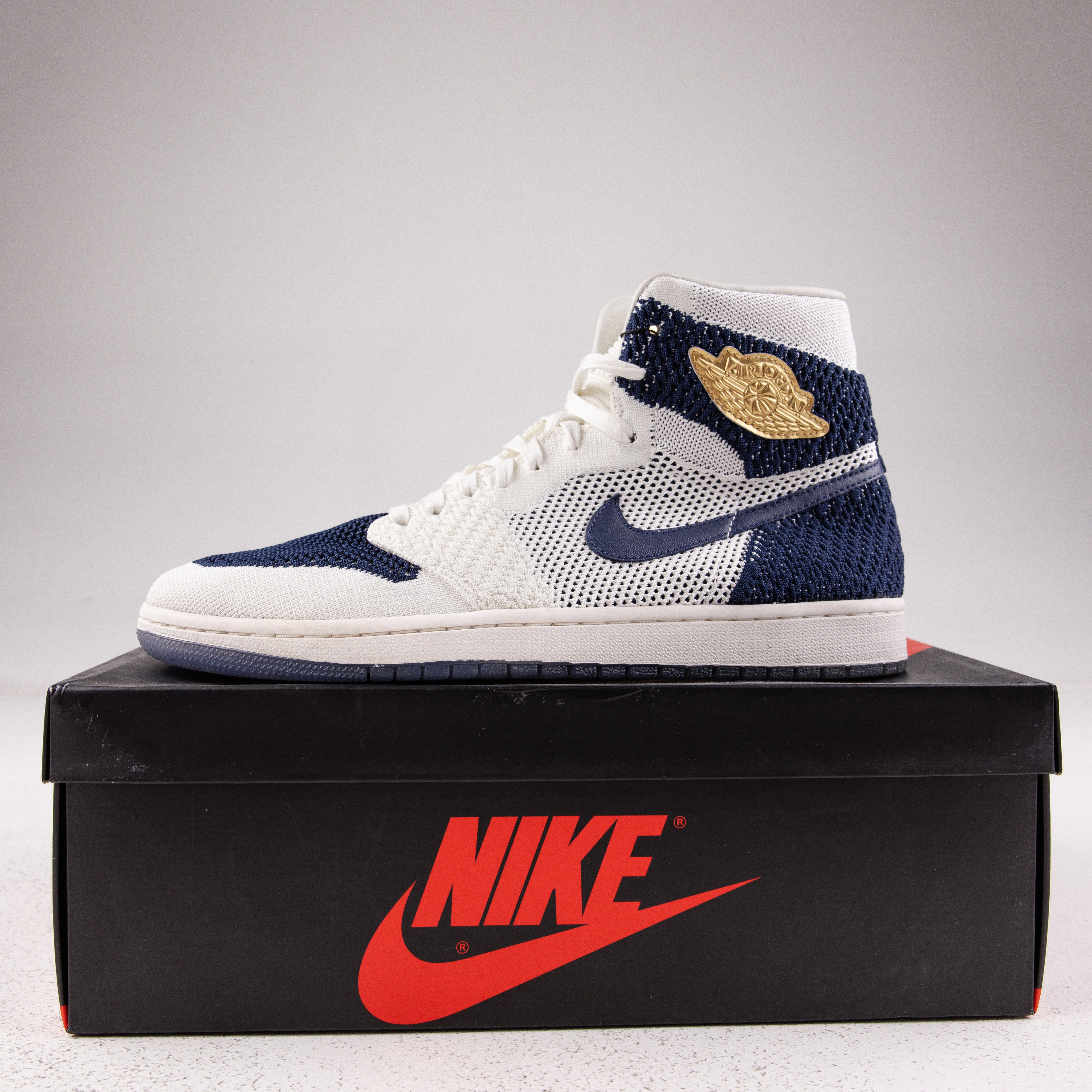 Jordan 1 Retro High Flyknit Derek Jeter RE2PECT - Used - 1718