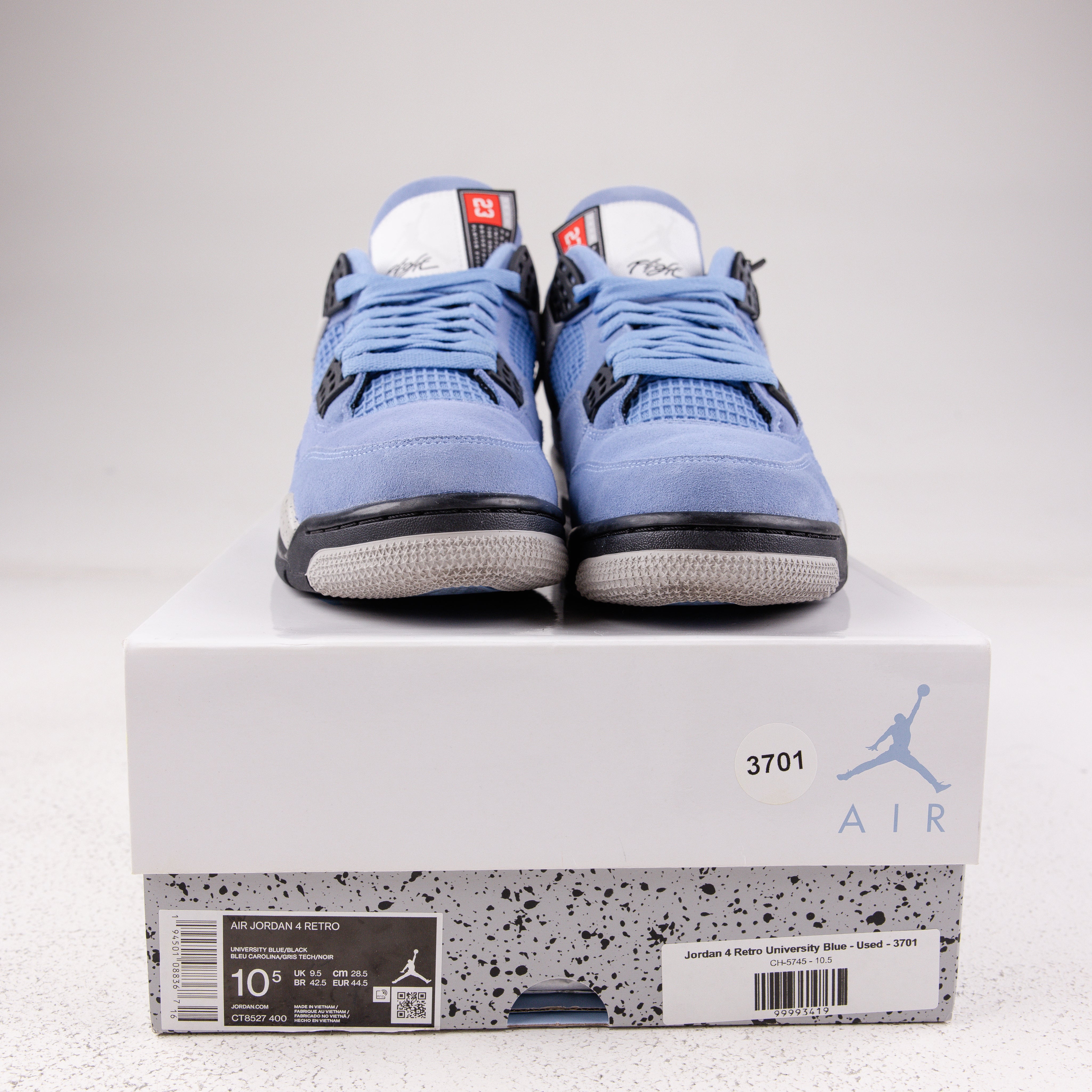 Jordan 4 Retro University Blue - Used - 3701