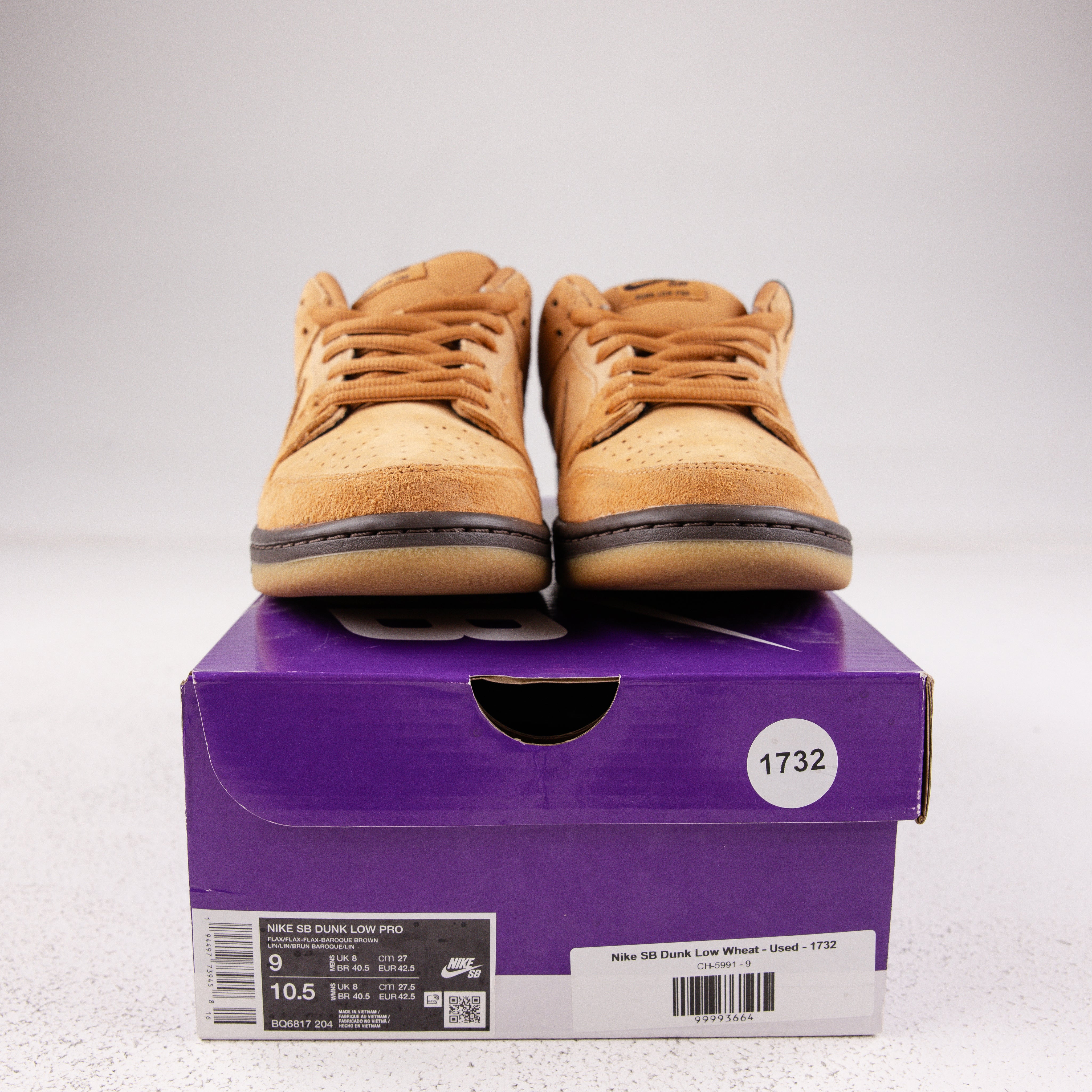 Nike SB Dunk Low Wheat - Used - 1732