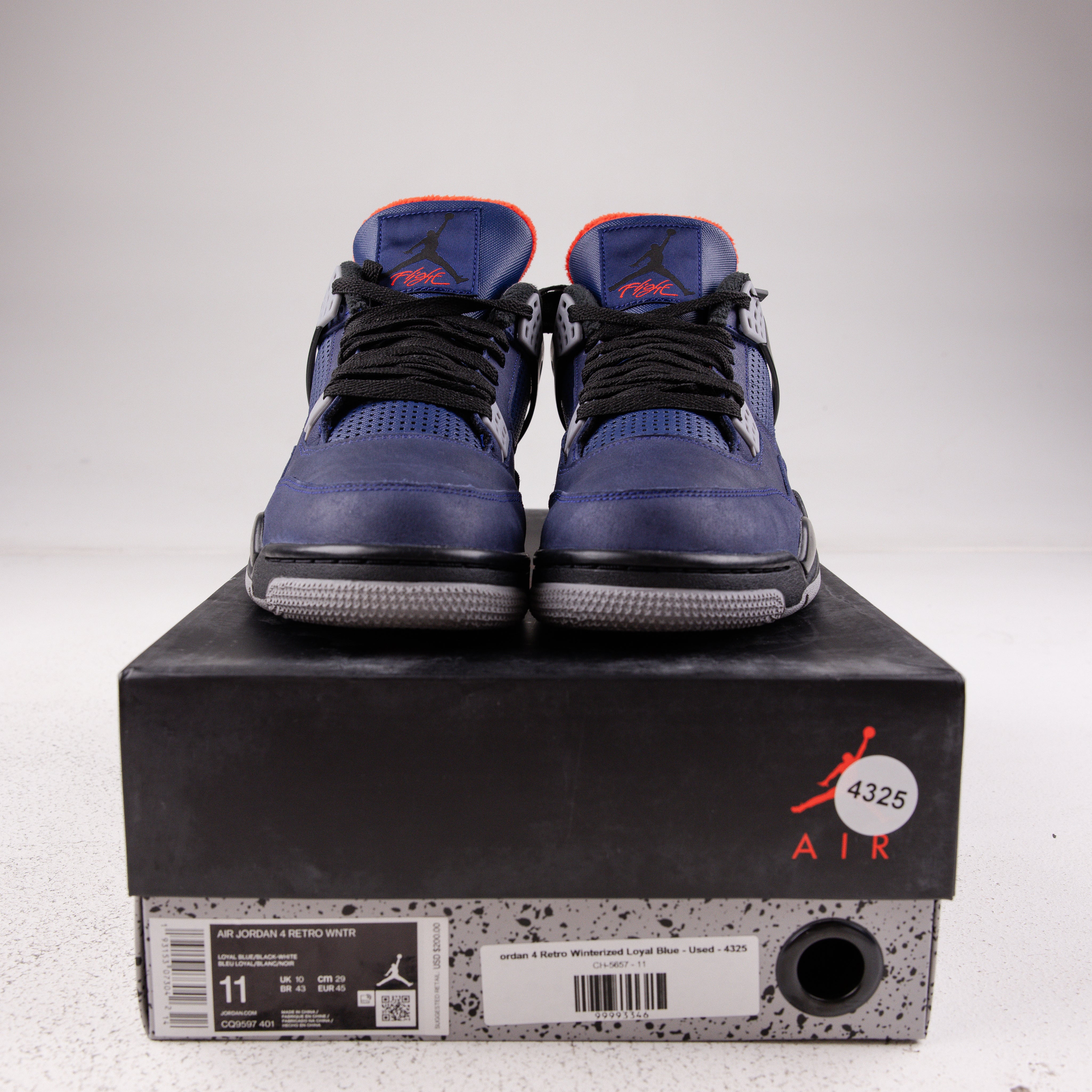 Jordan 4 Retro Winterized Loyal Blue - Used - 4325