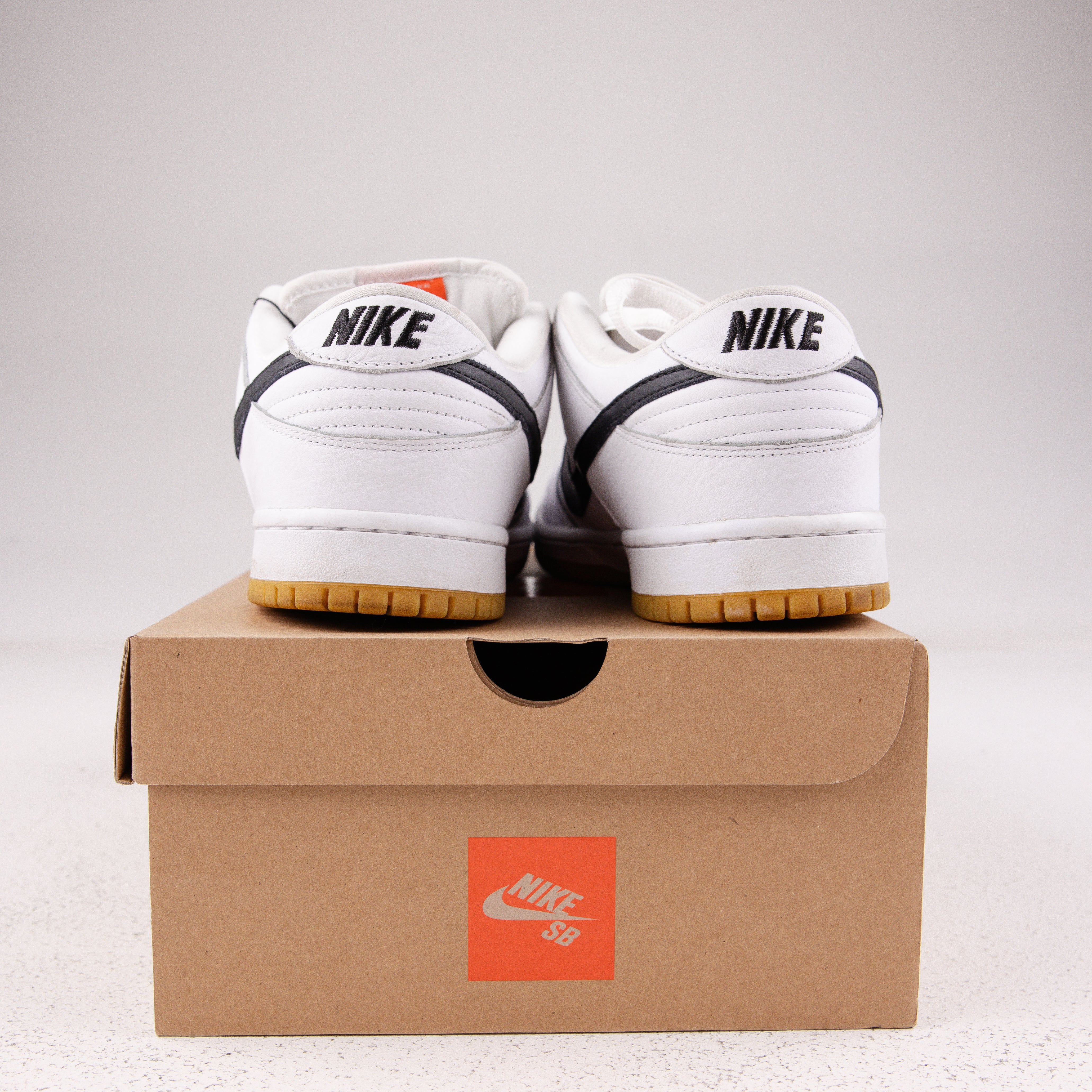 Nike SB Dunk Low Orange Label White Black (2019) - Used - 3705