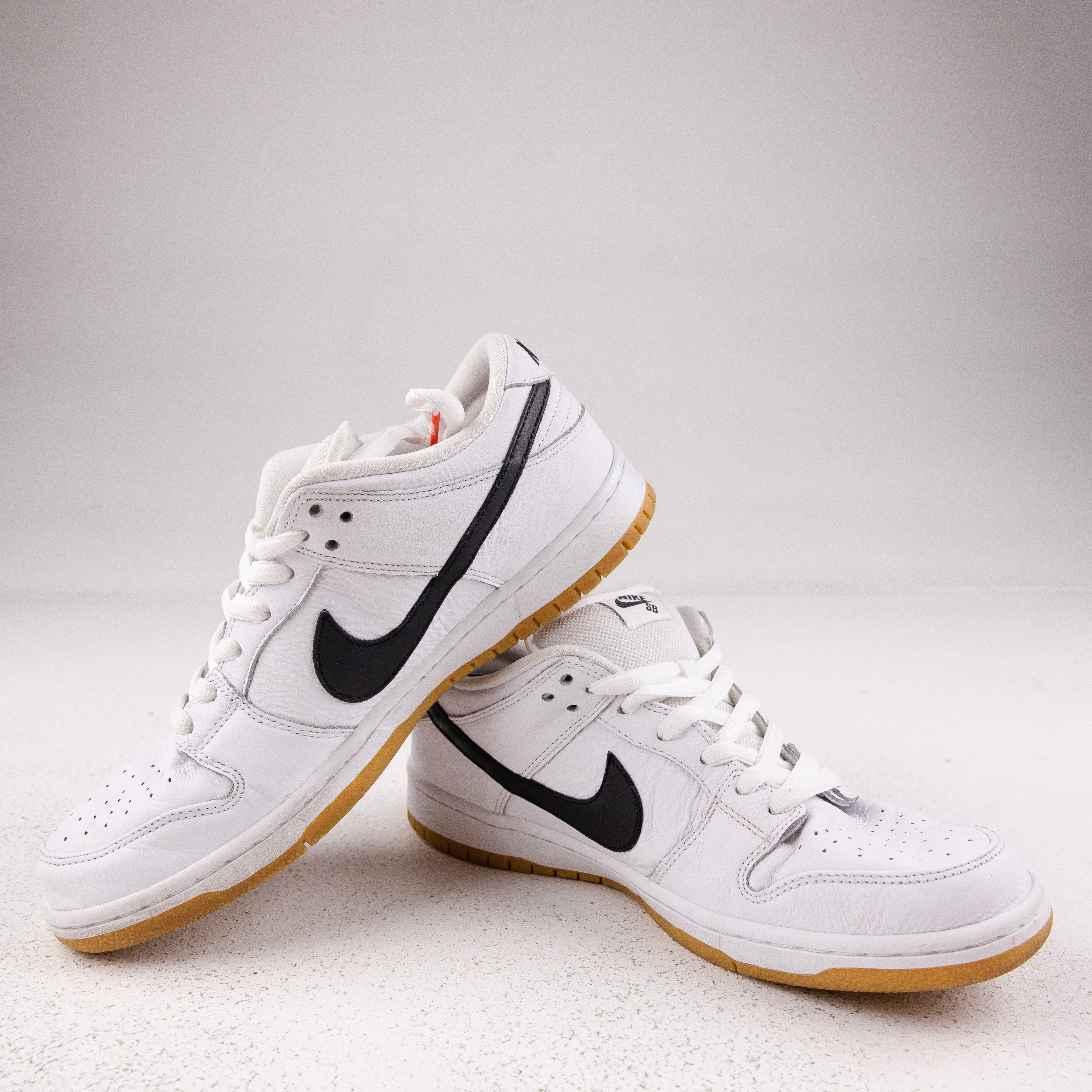 Nike SB Dunk Low Orange Label White Black (2019) - Used - 3705