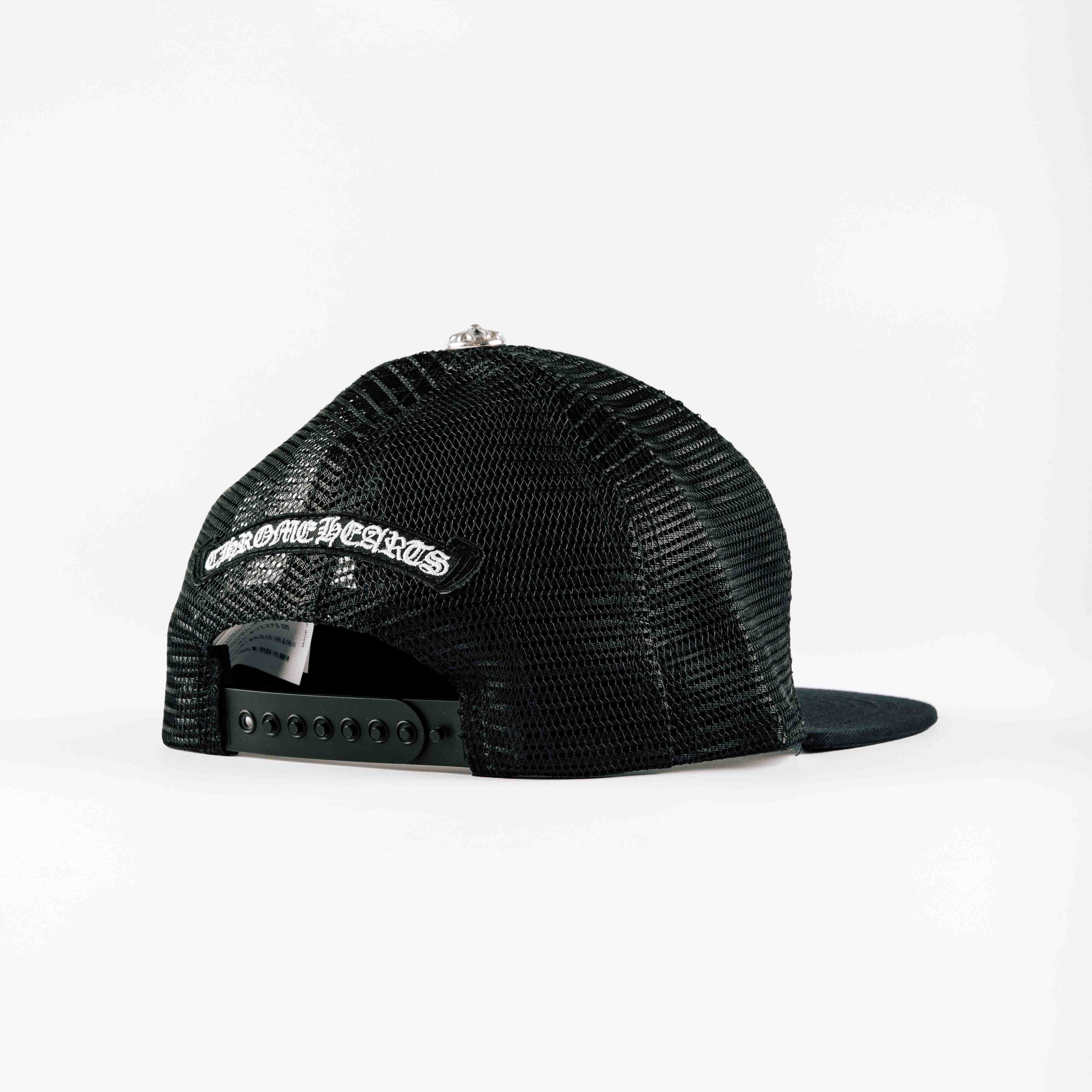 Chrome Hearts Arch Hollywood Trucker Hat Black/White