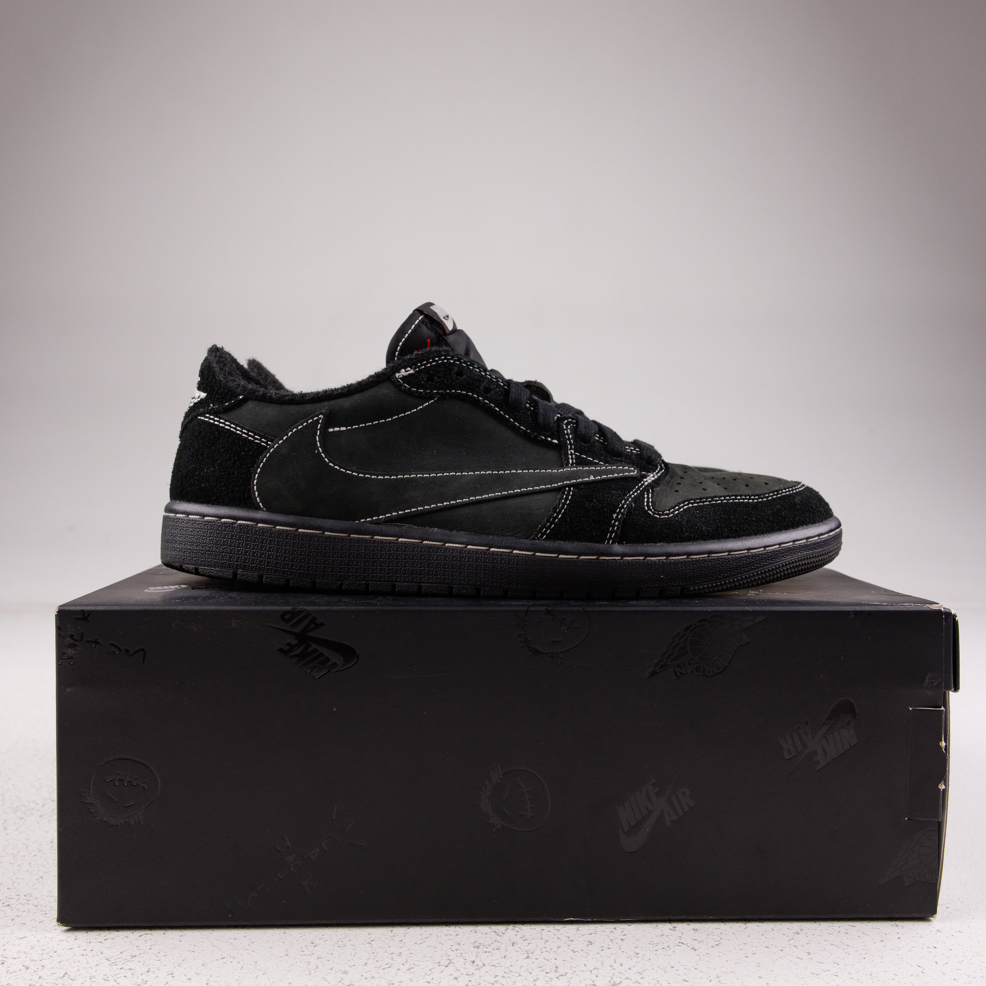 SOLD Jordan 1 Retro Low OG SP Travis Scott Black Phantom - Used - 4338