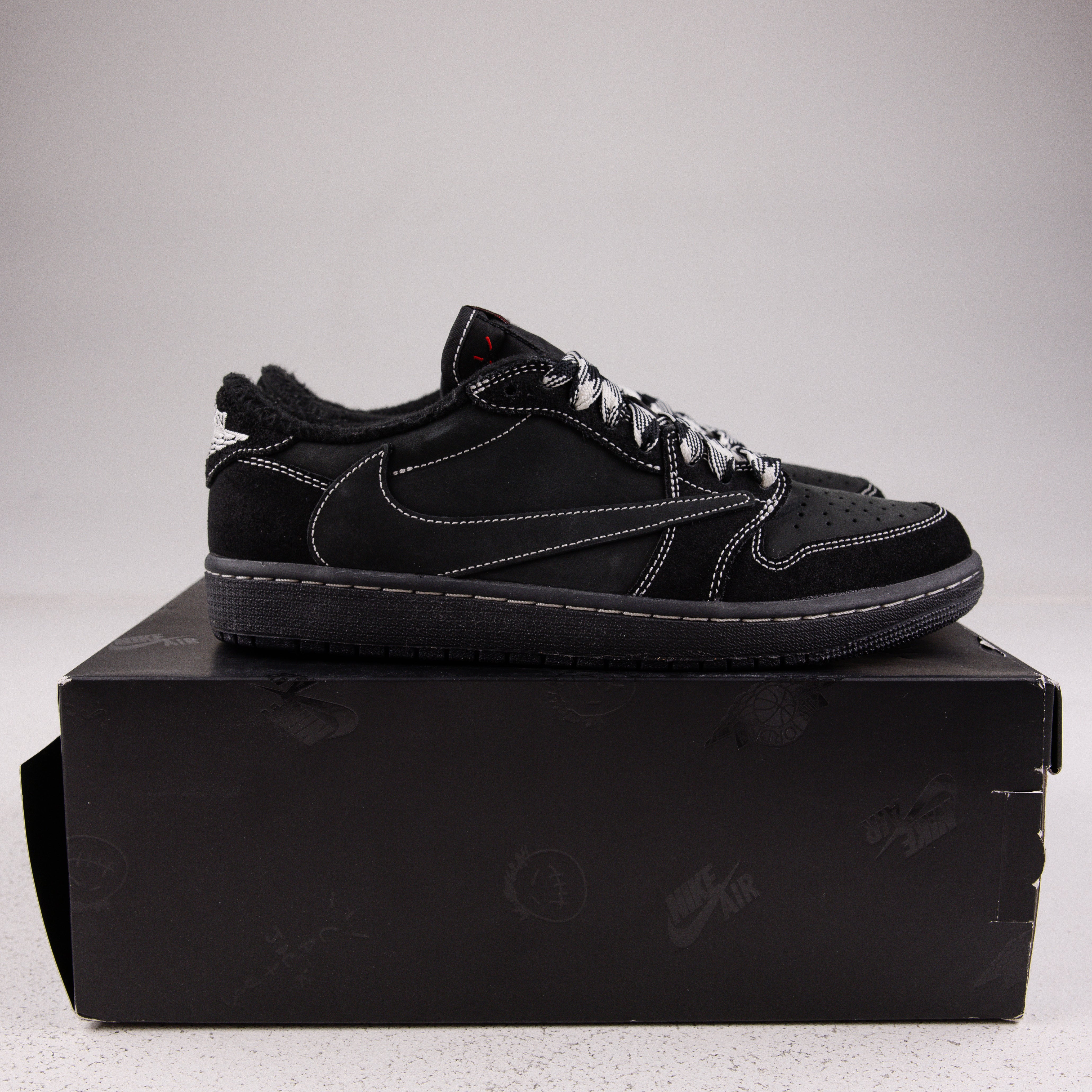 Jordan 1 Retro Low OG SP Travis Scott Black Phantom - Used - 3717