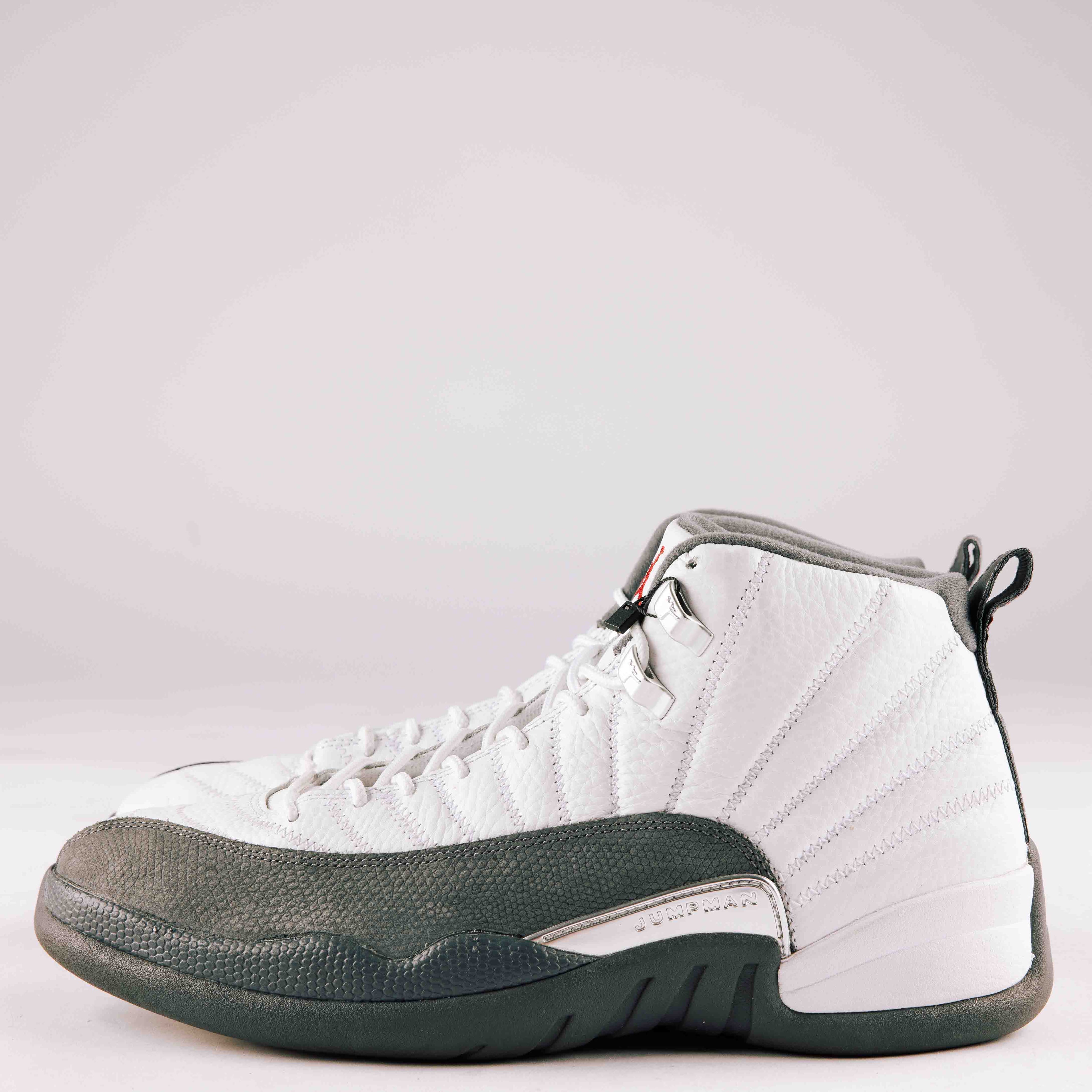 Jordan 12 Retro White Dark Grey - Used, No Box - 0257 - Common Hype