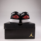 Jordan 1 Low Black White Wolf Grey Infrared 23 - Used - 3707