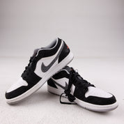 Jordan 1 Low Black White Wolf Grey Infrared 23 - Used - 3707