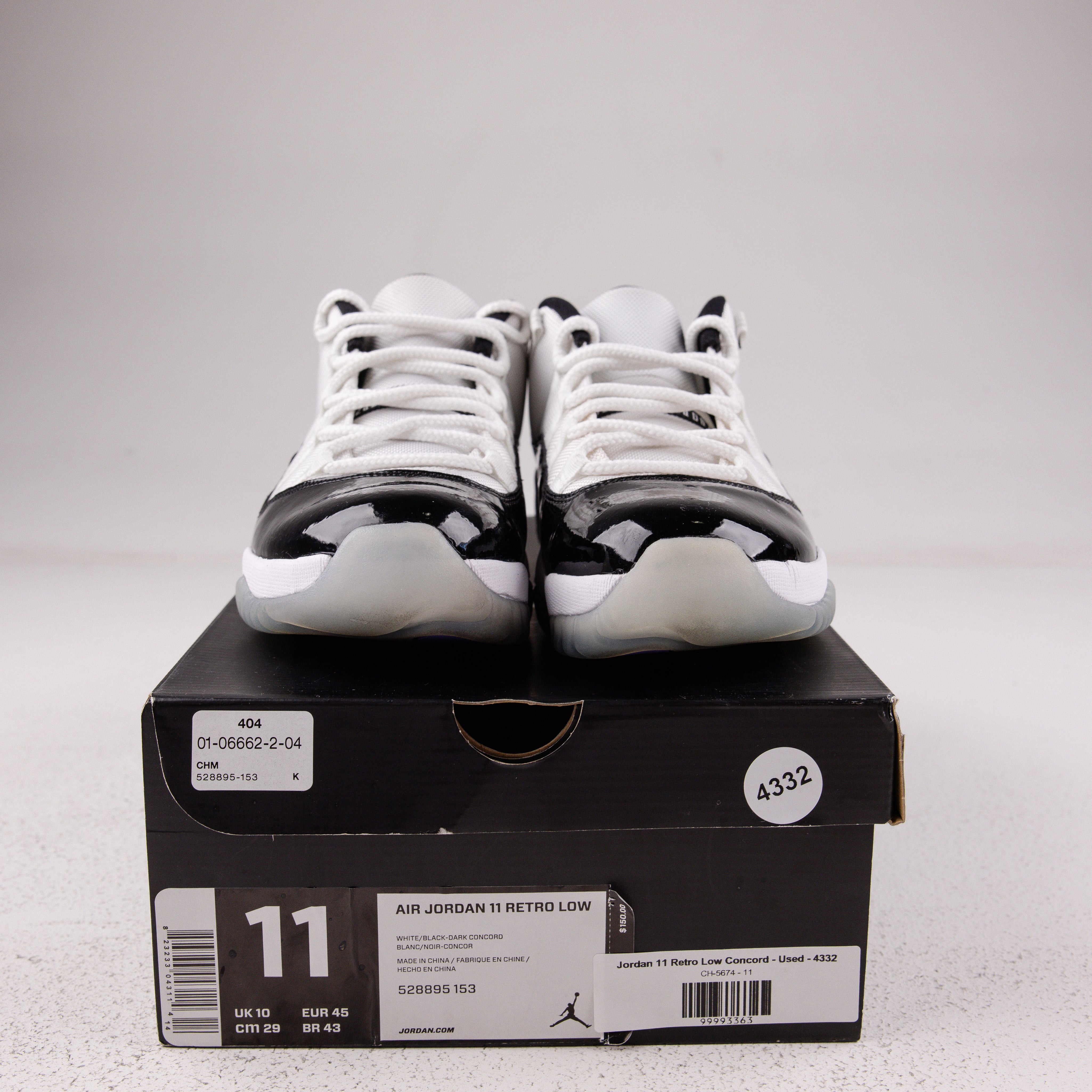Jordan 11 Retro Low Concord - Used - 4332