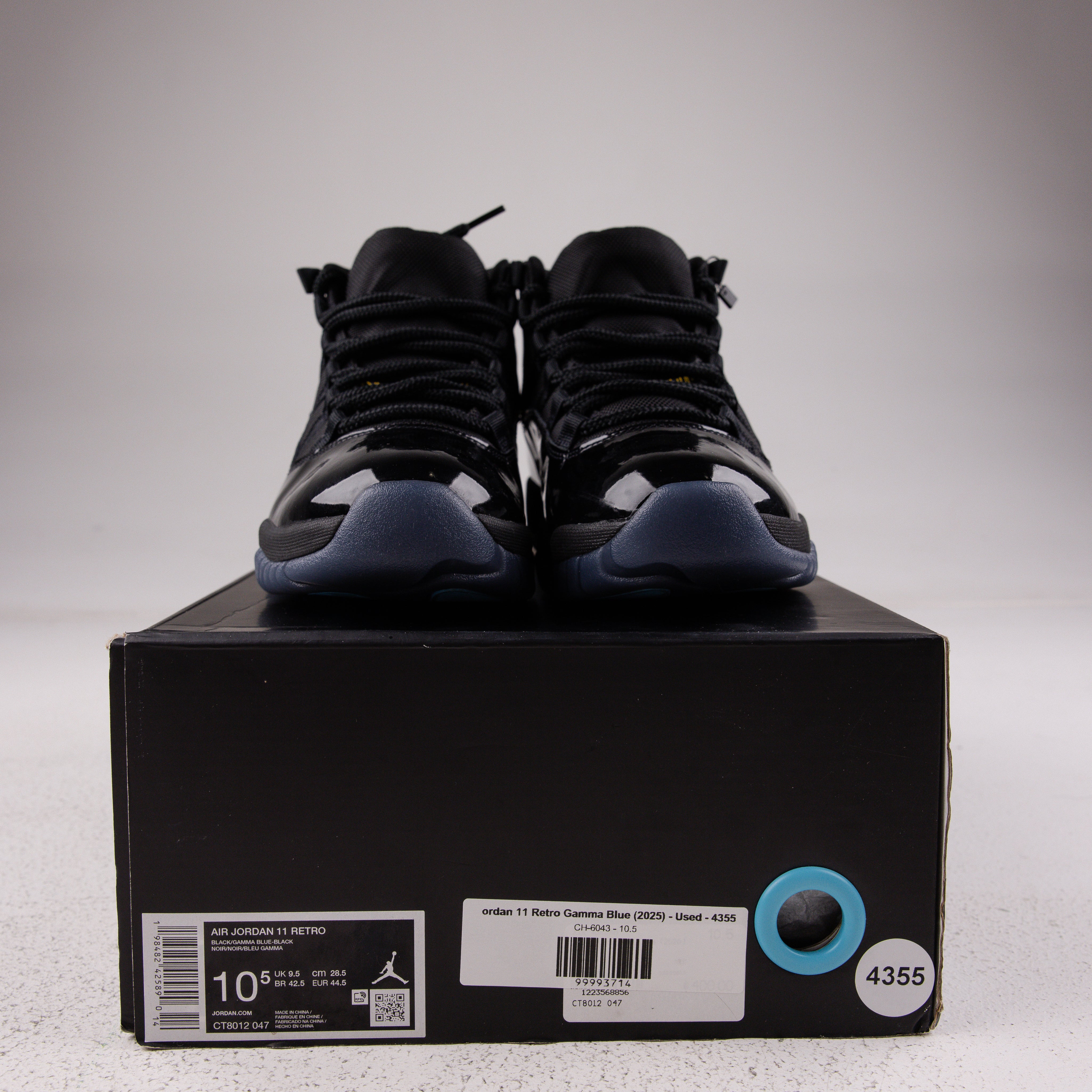 Jordan 11 Retro Gamma Blue (2025) - Used - 4355