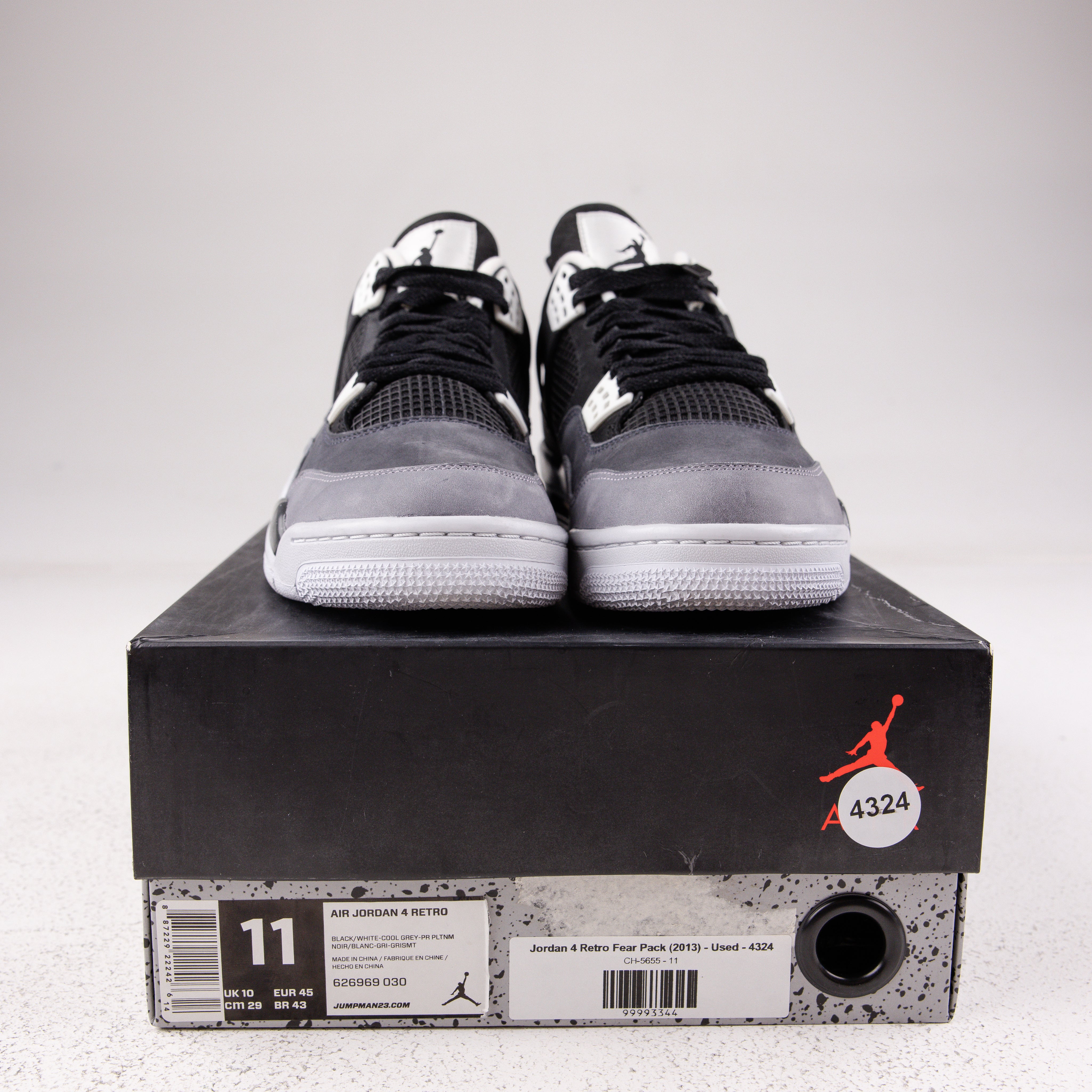 Jordan 4 Retro Fear Pack (2013) - Used - 4324