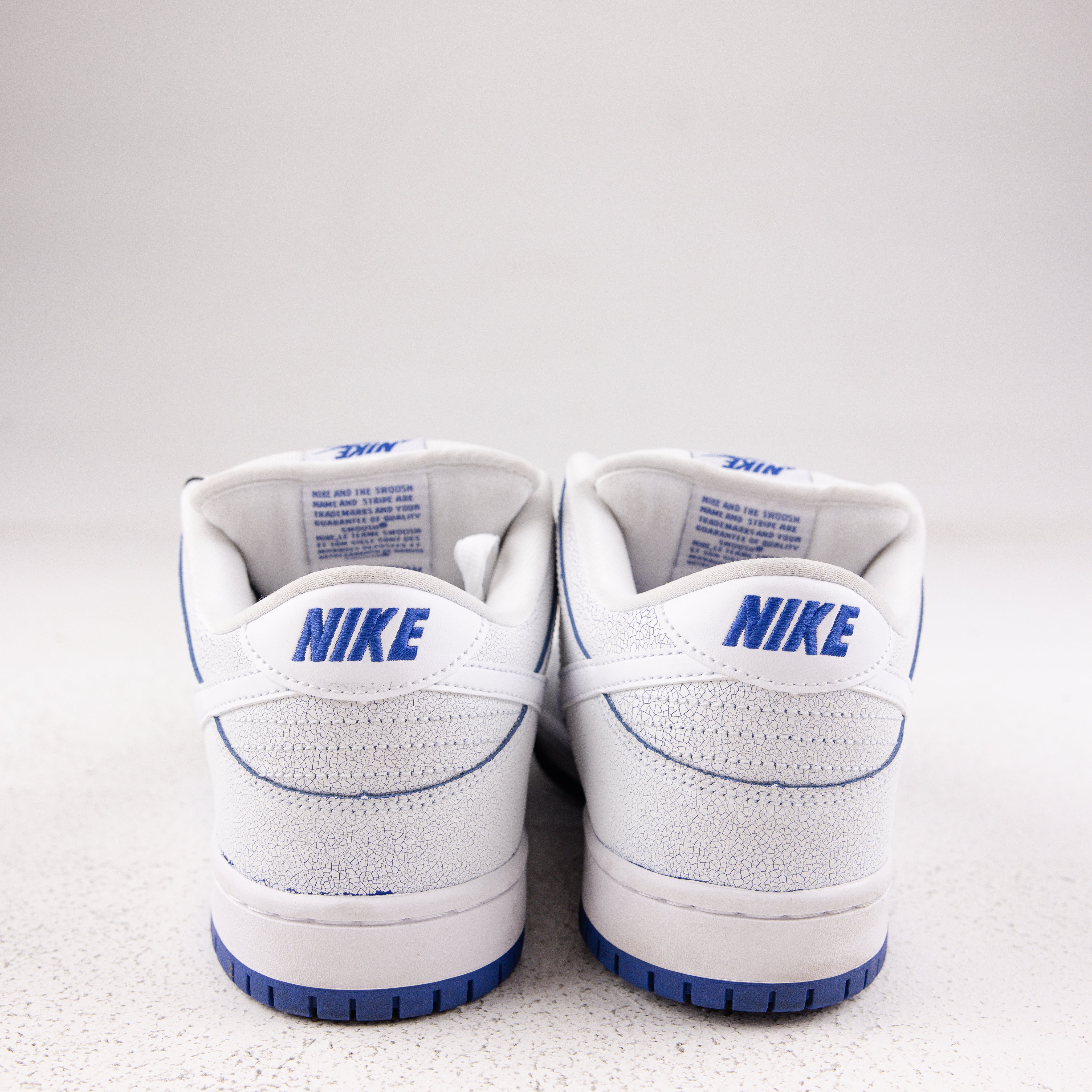 Nike SB Dunk Low Premium White Game Royal - Used - 1729