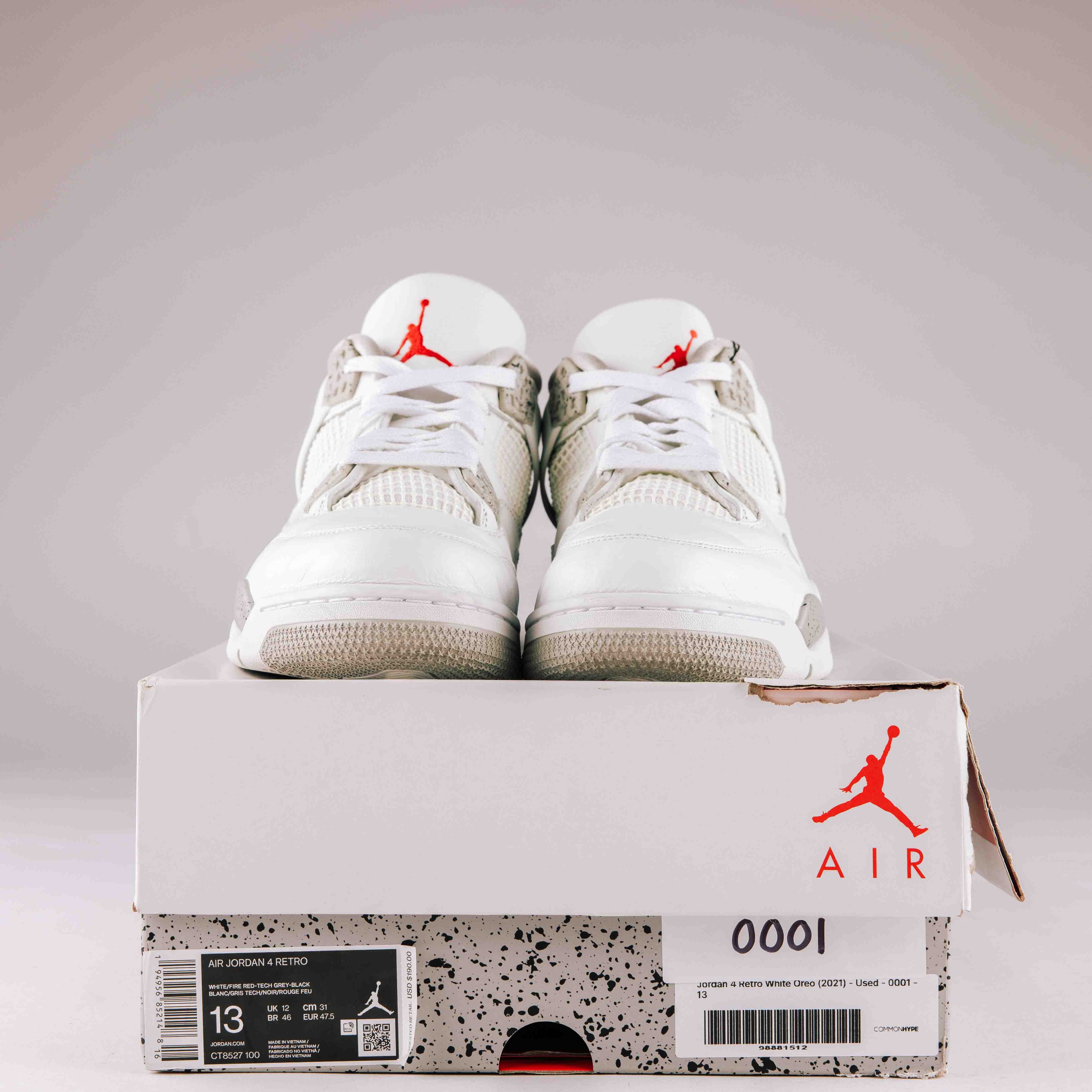 Jordan 4 Retro White Oreo (2021) - Used - 0061 - Common Hype