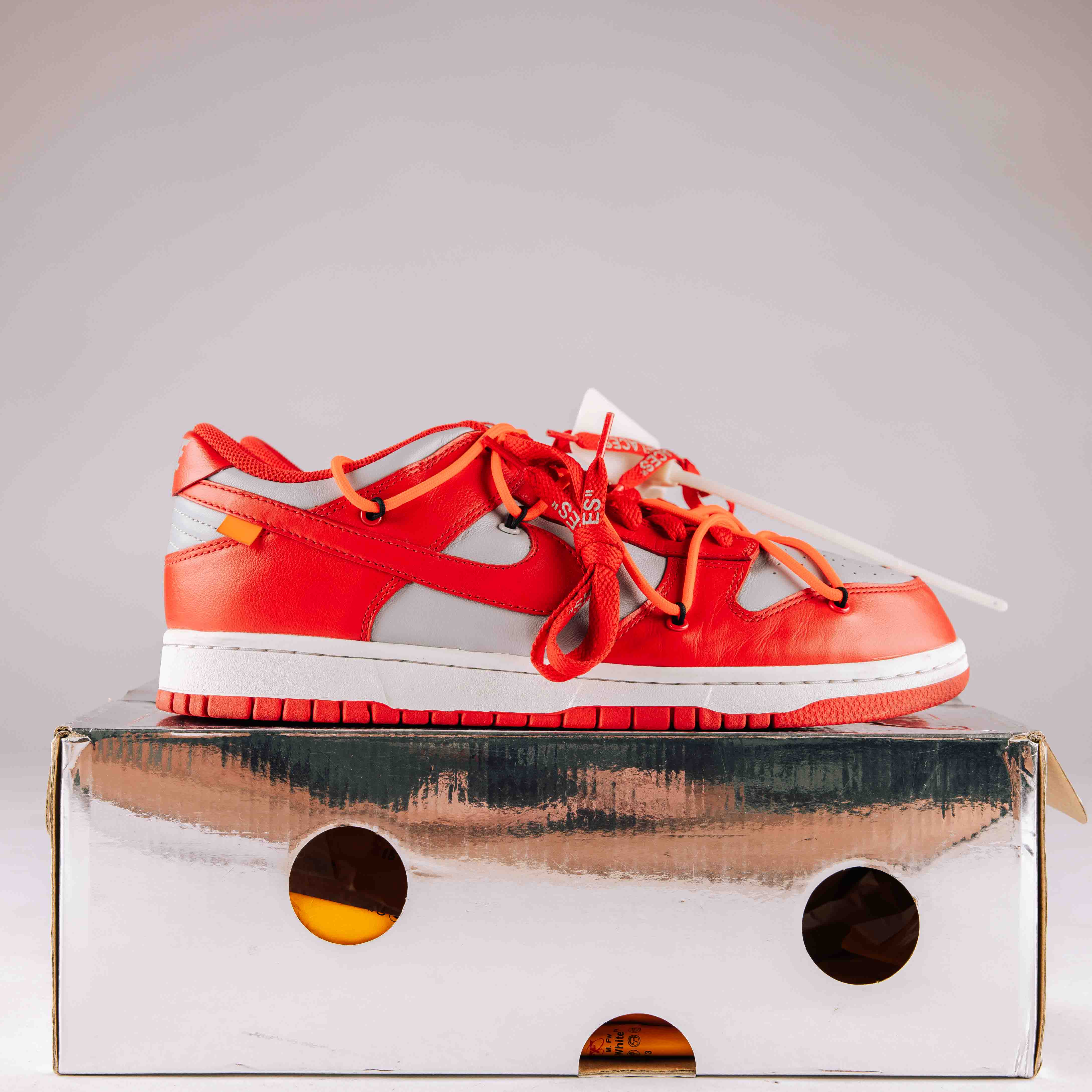 Nike Dunk Low Off-White University Red - Used - 0018