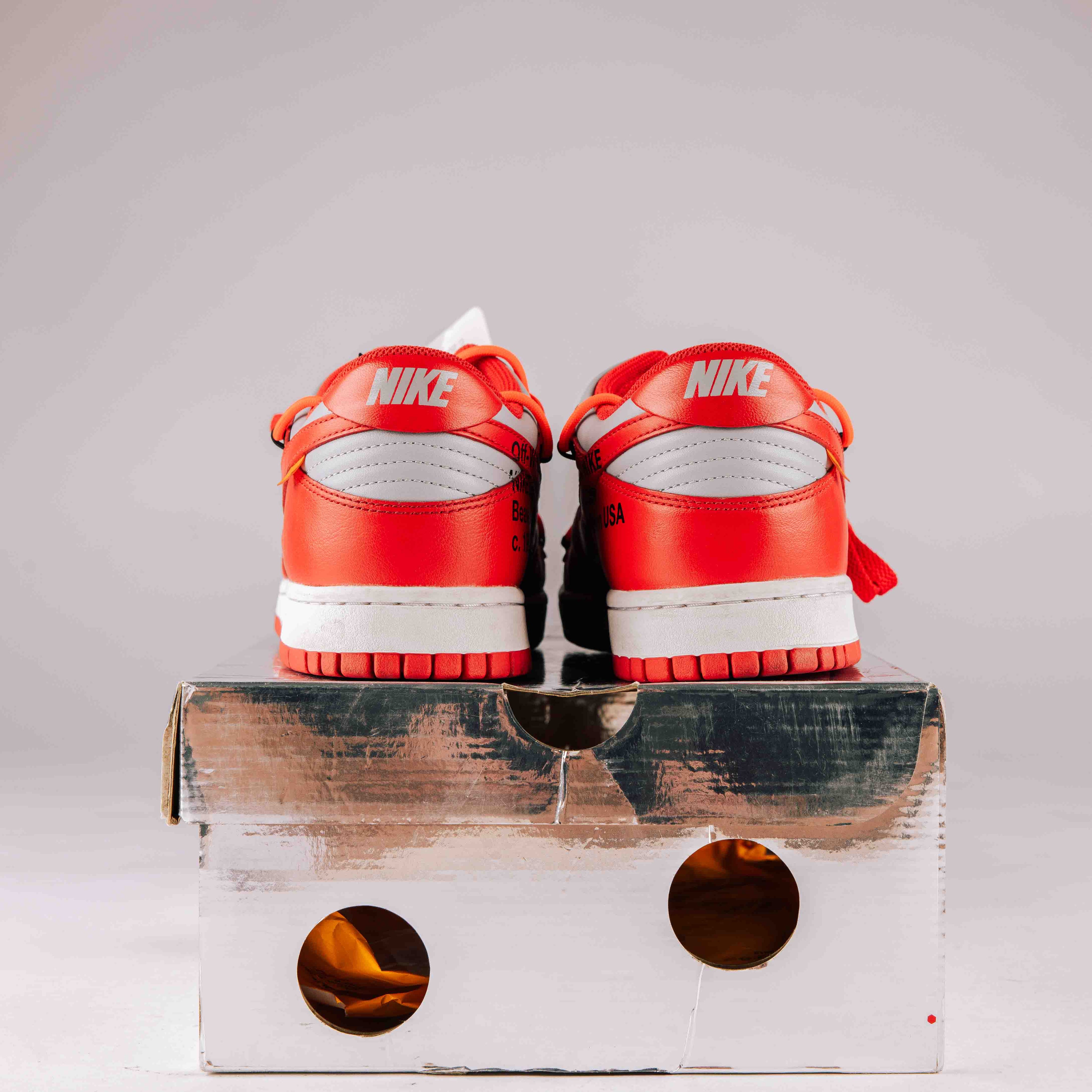 Nike Dunk Low Off-White University Red - Used - 0018 - Common Hype