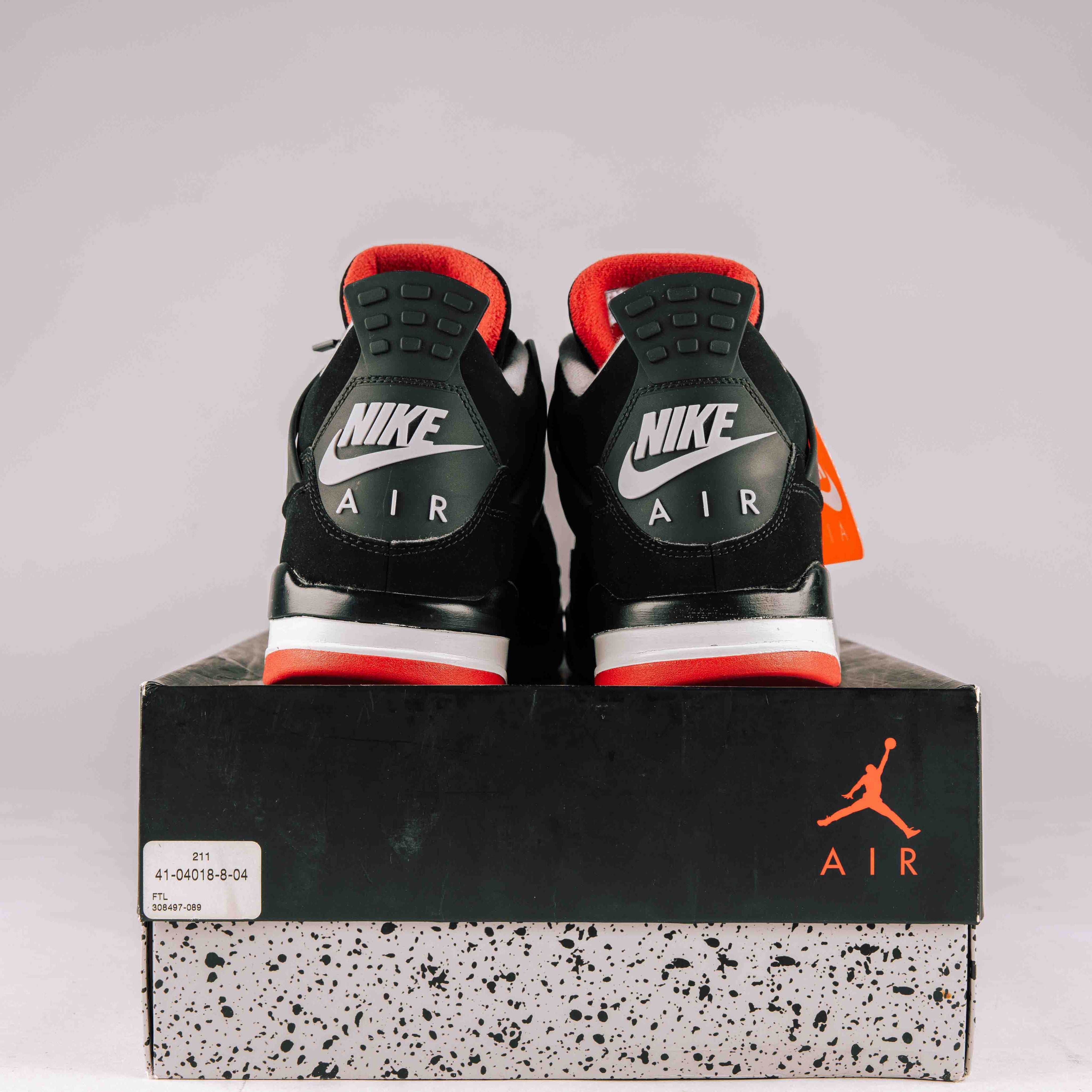 Jordan 4 Retro Bred (2019) - Used - Rep Box - 0049 - Common Hype