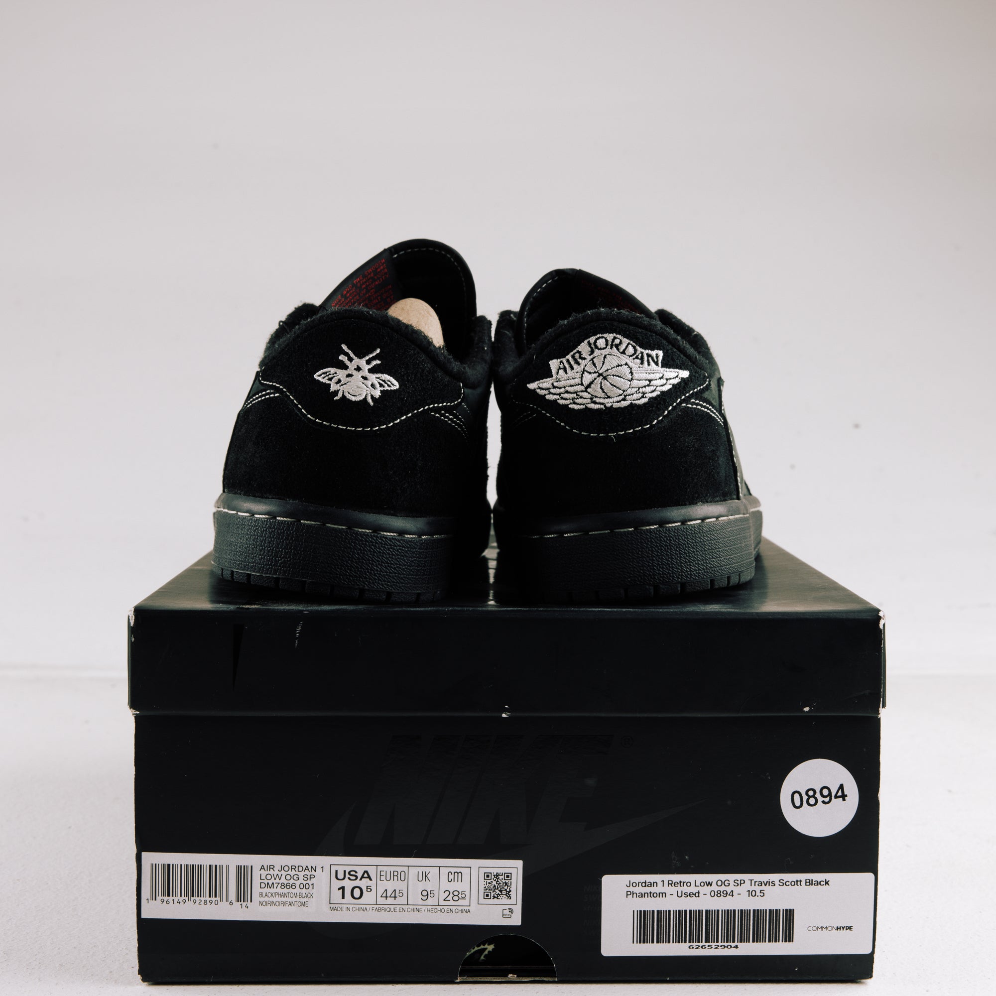 Jordan 1 Retro Low OG SP Travis Scott Black Phantom - Used - 0894